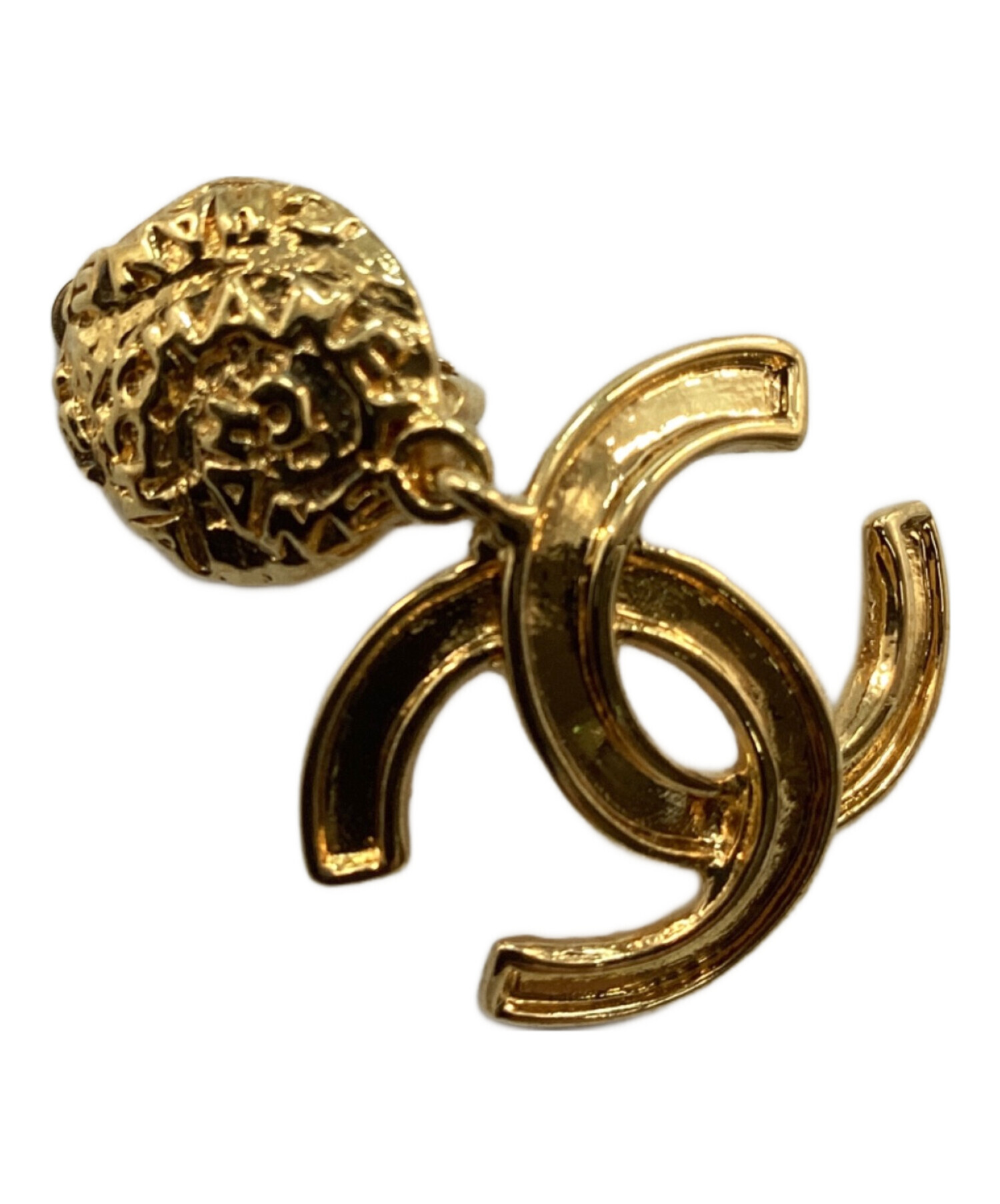 中古・古着通販】CHANEL (シャネル) ココマーク スウィングイヤリング