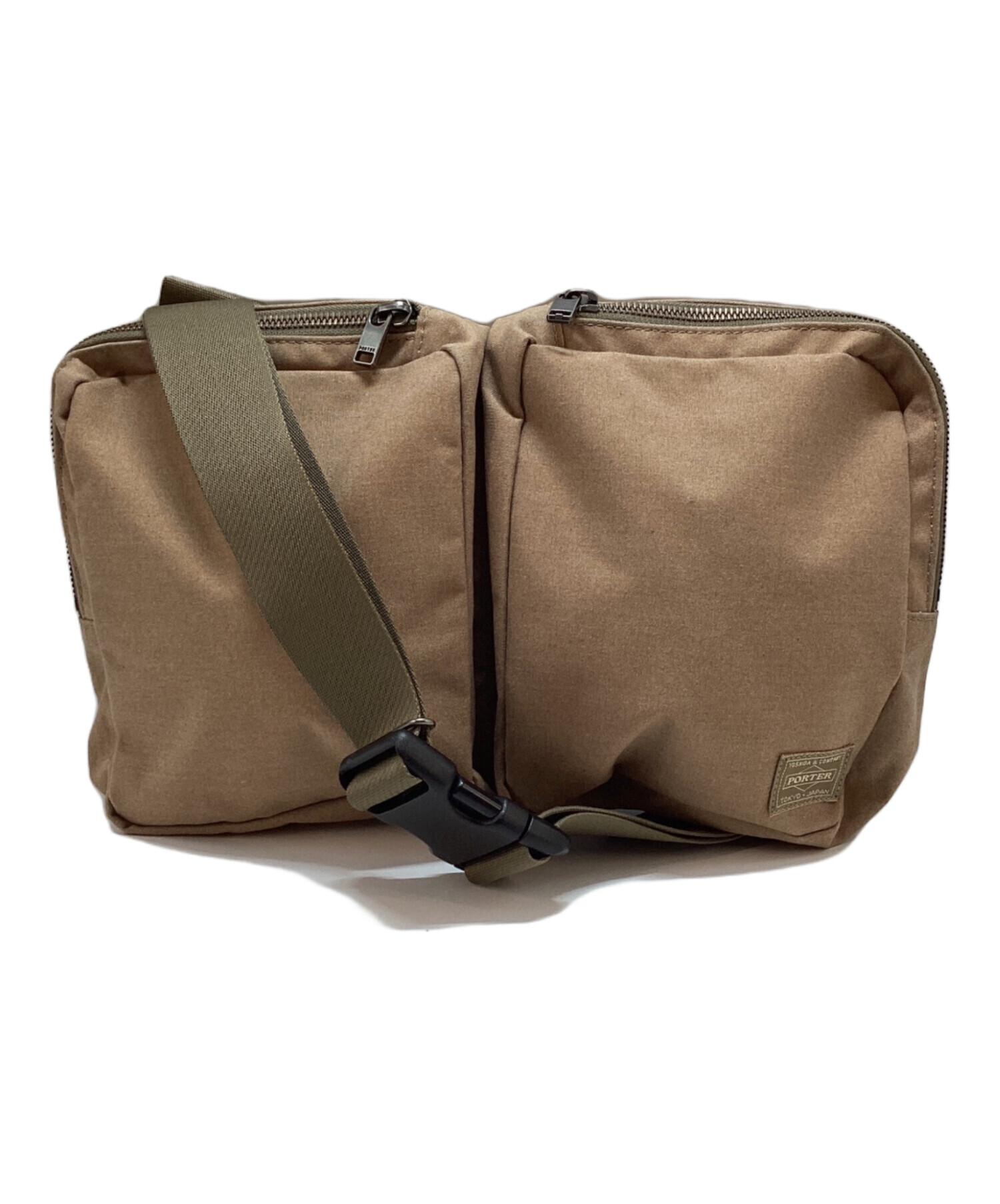 中古・古着通販】PORTER (ポーター) ショルダーバッグ ベージュ 