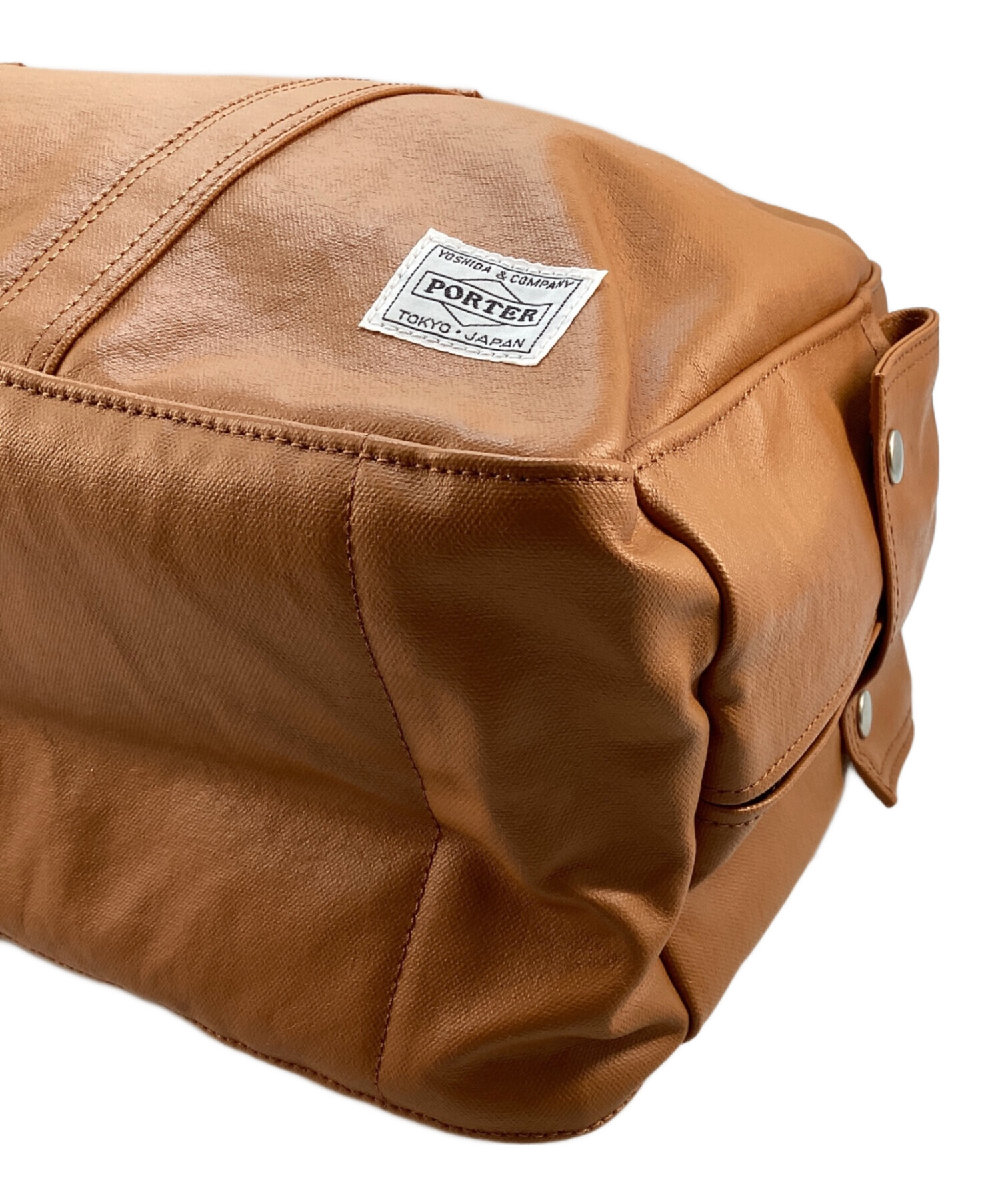 中古・古着通販】PORTER (ポーター) ボストンバッグ キャメル