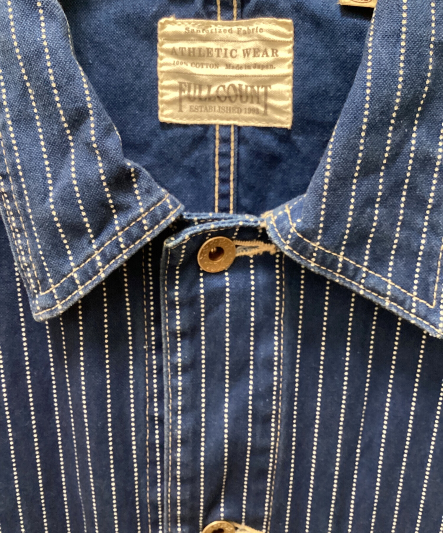 STUDIO D'ARTISAN ストライプ ウォバッシュカバーオール ミスターレイルロードダブルウォバッシュ | デニム・ジーンズの