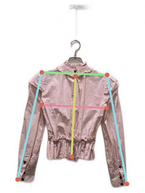 中古・古着通販】Ganni (ガニー) コットンポプリン フリルデザイン