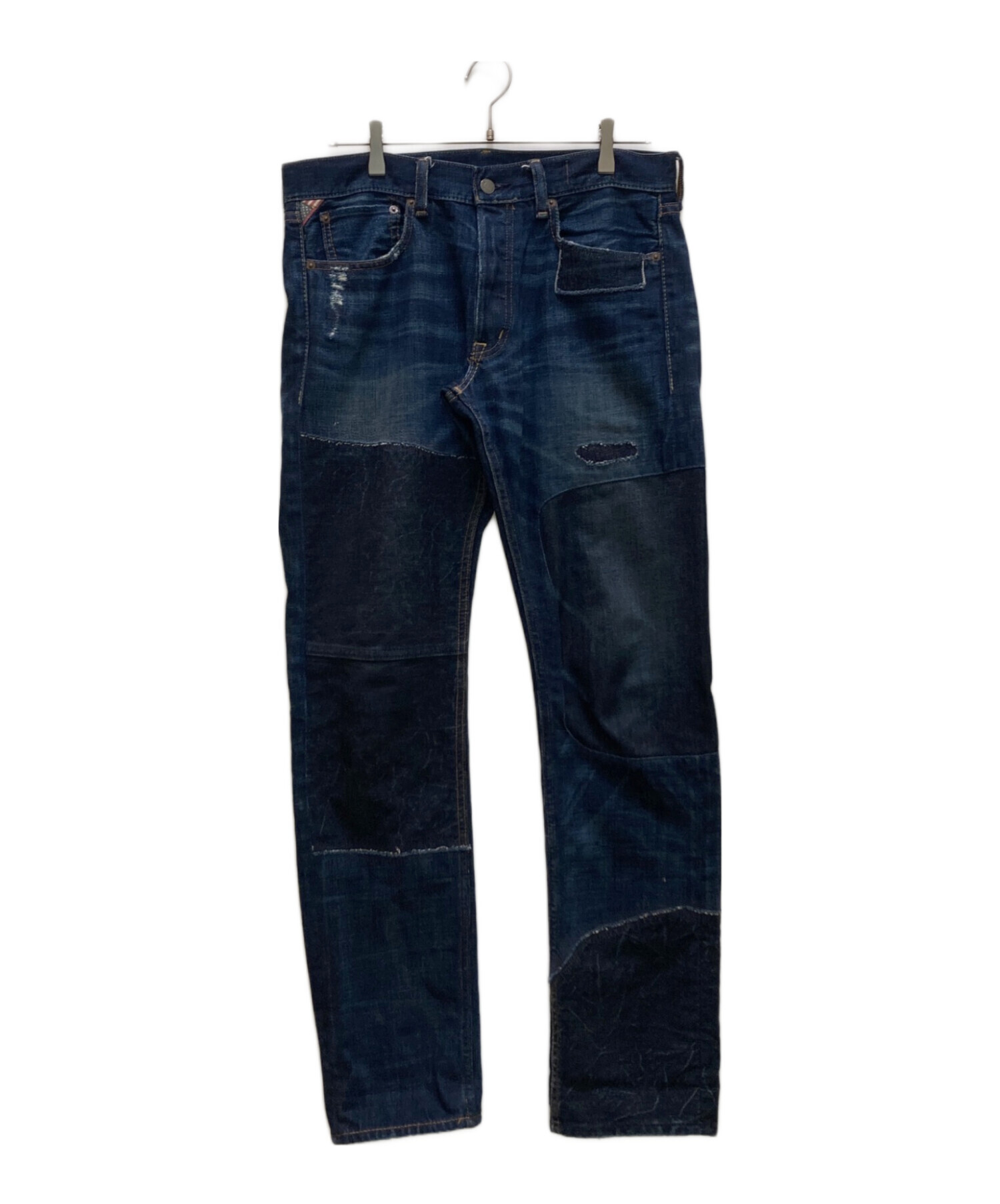 ラルフローレン サプライ 襤褸 刺子 デニム パッチワーク デニム パンツ 中古・古着通販】Denim & Supply Ralph Lauren (デニム＆サプライ