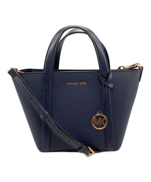 未使用　マイケルコース 2wayバッグ エクストラスモール　ネイビー　ケアカード 3030005248968673_01_3630w.jpeg