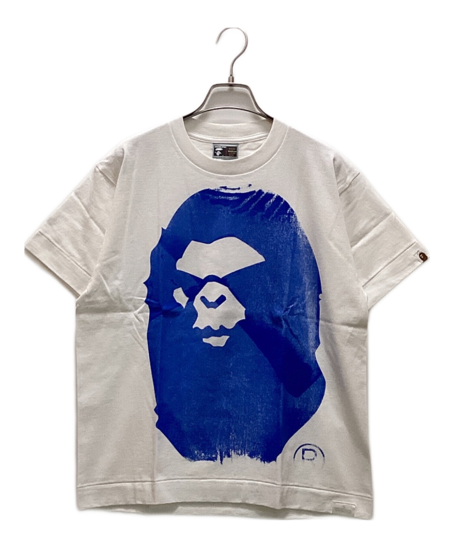 試着のみ極美品 A BATHING APE スプレープリント Tシャツ 白 XL 中古・古着通販】A BATHING APE (ア ベイシング エイプ) サルプリントT