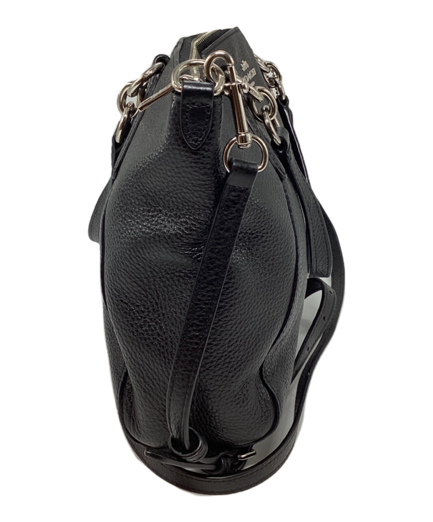 中古・古着通販】COACH (コーチ) 2WAY サッチェルバッグ ブラック 