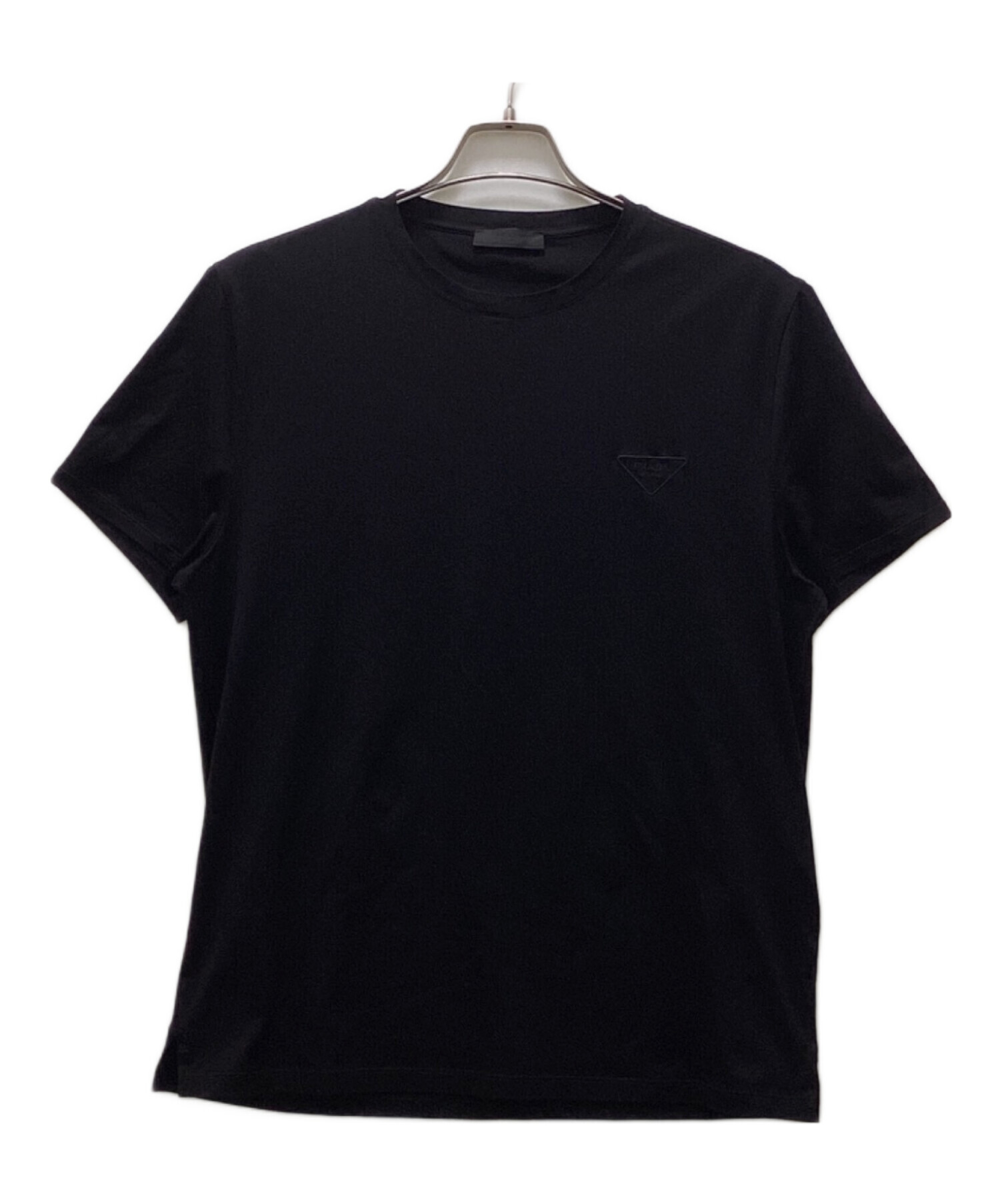 中古・古着通販】PRADA (プラダ) トライアングルロゴ刺繍Tシャツ