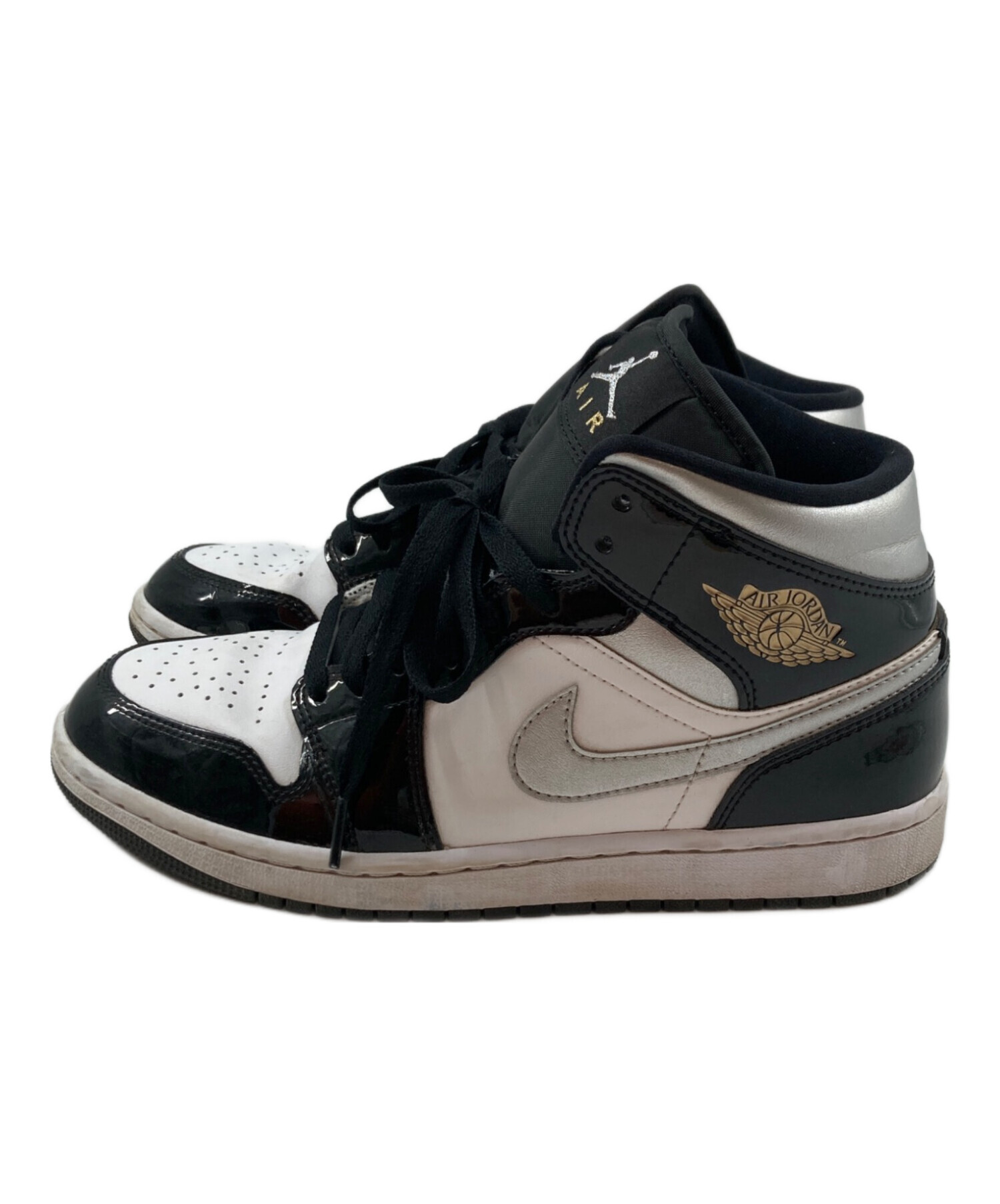 中古・古着通販】NIKE (ナイキ) エアジョーダン1 ミッド SE ブラック 