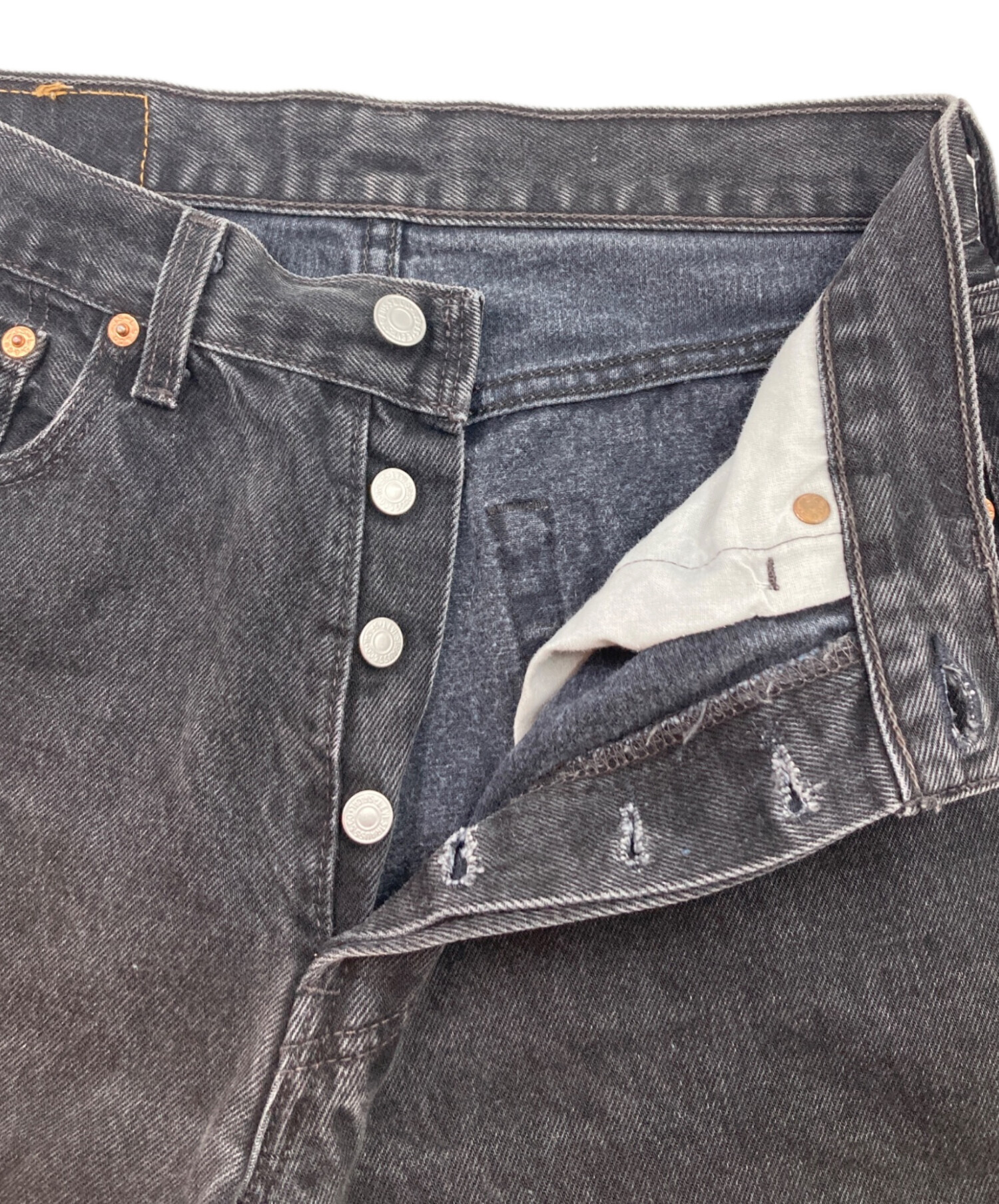 中古・古着通販】LEVI'S (リーバイス) 501 デニムパンツ ブラック