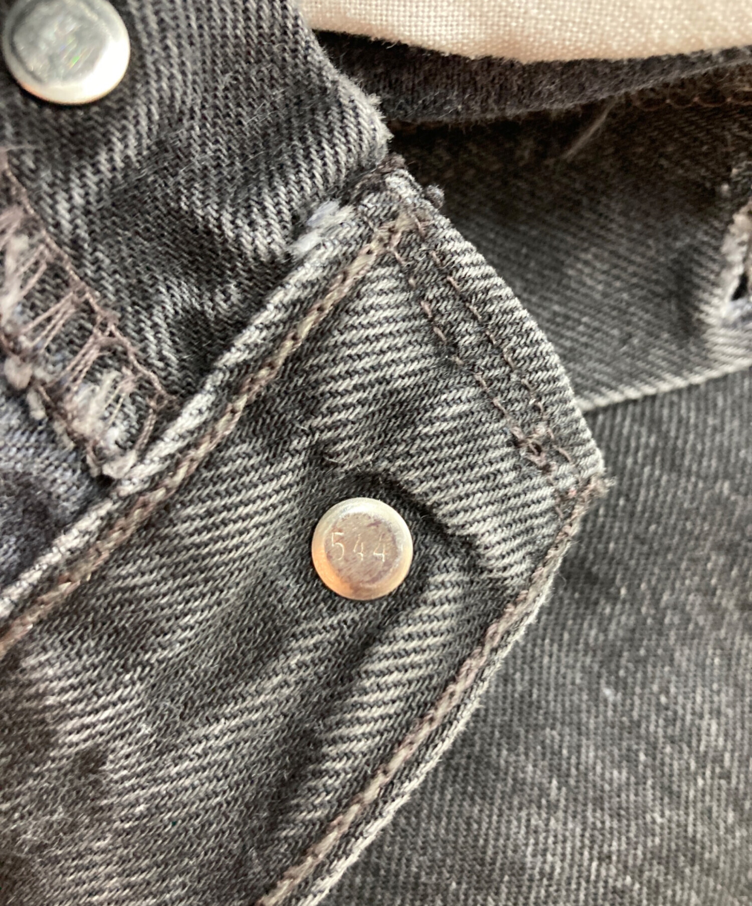 中古・古着通販】LEVI'S (リーバイス) 501 デニムパンツ ブラック