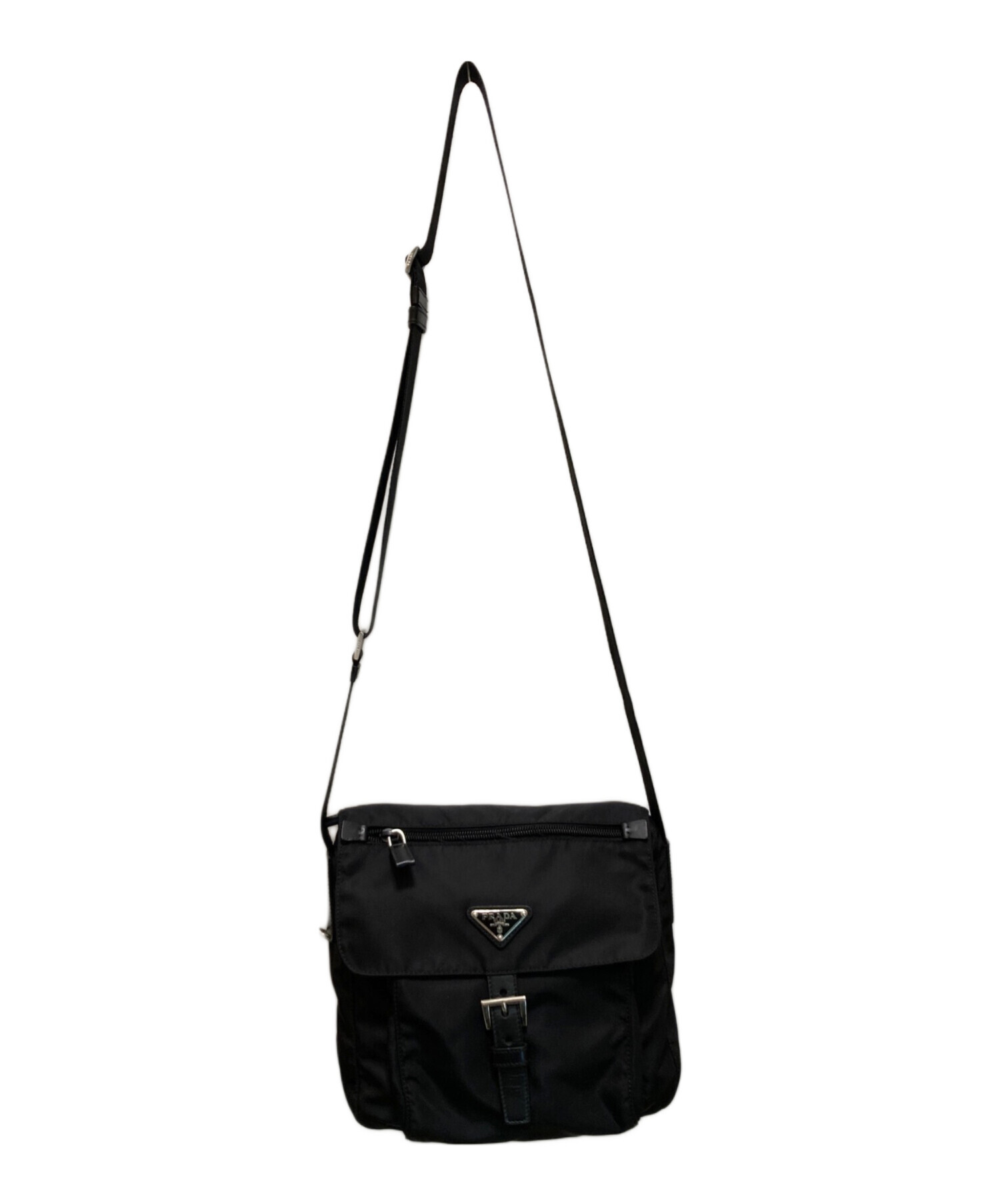 中古・古着通販】PRADA (プラダ) ナイロンショルダーバッグ