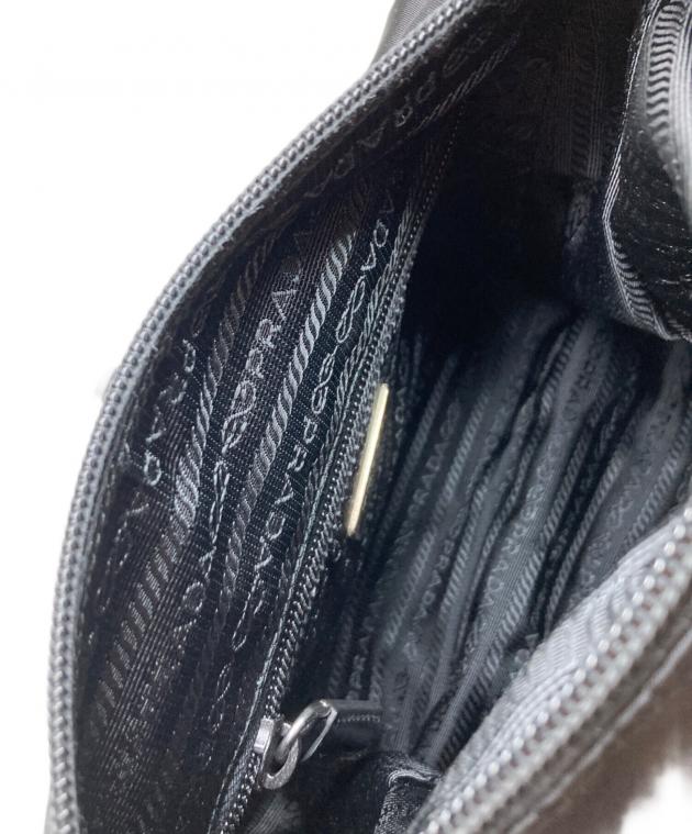 中古・古着通販】PRADA (プラダ) ナイロンショルダーバッグ ブラック