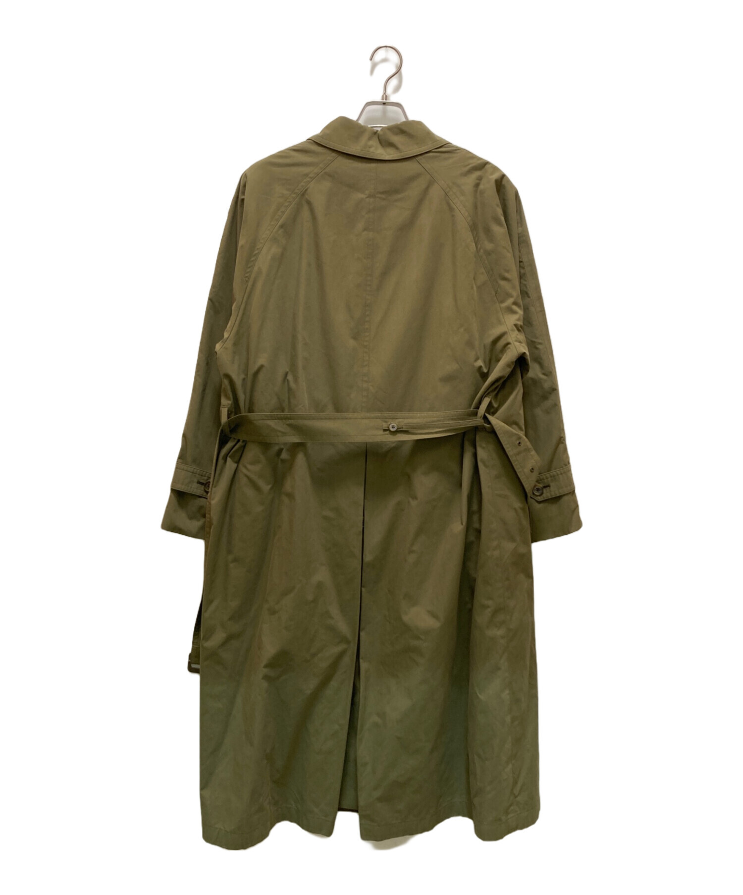 【180cm】ライナー付 ステンカラーコート ノバチェック 高身長 大きいサイズ ステンカラーコート 中綿ライナー付き 綿100％ (08000282r)