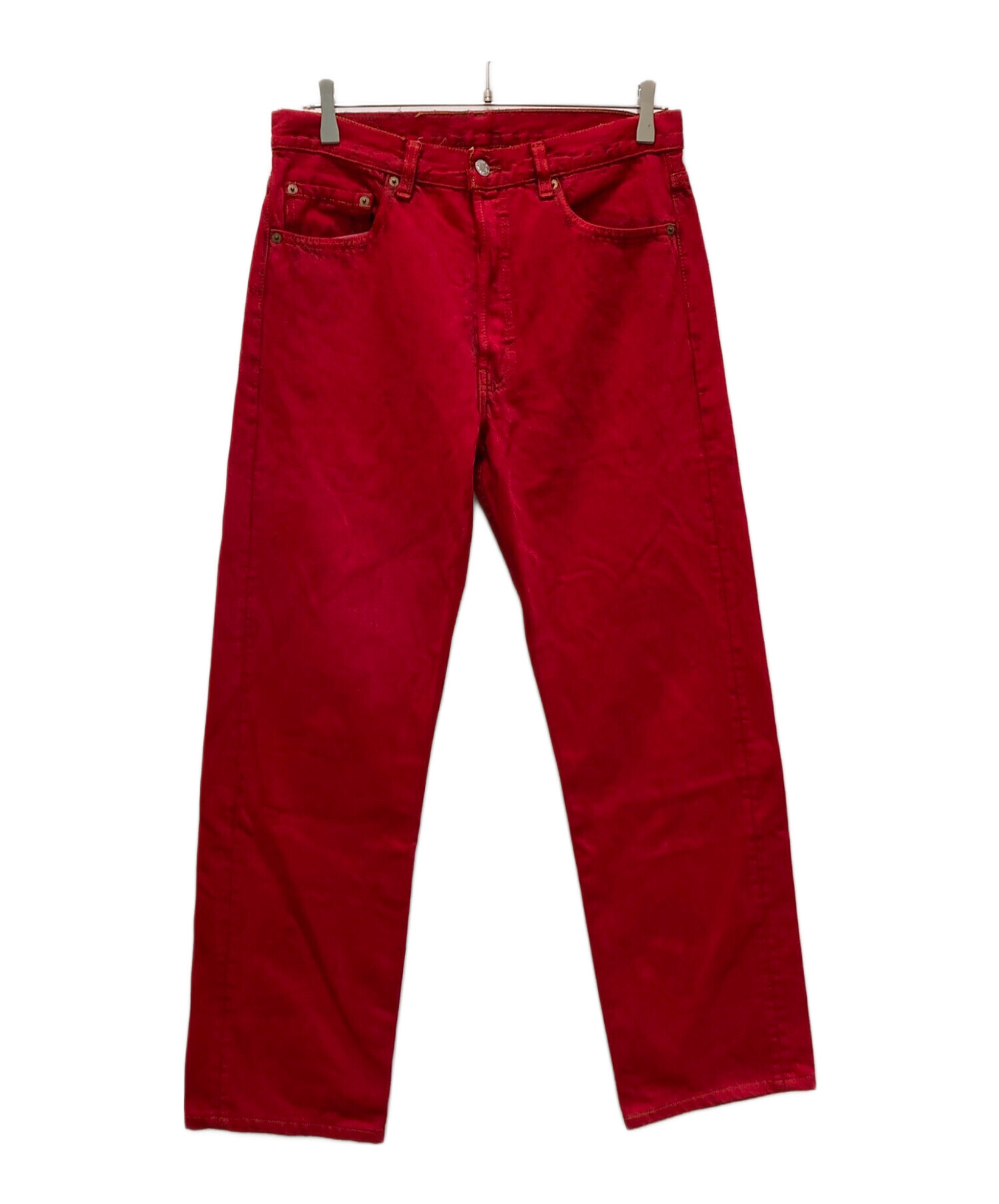 中古・古着通販】LEVI'S (リーバイス) 501 デニムパンツ レッド サイズ