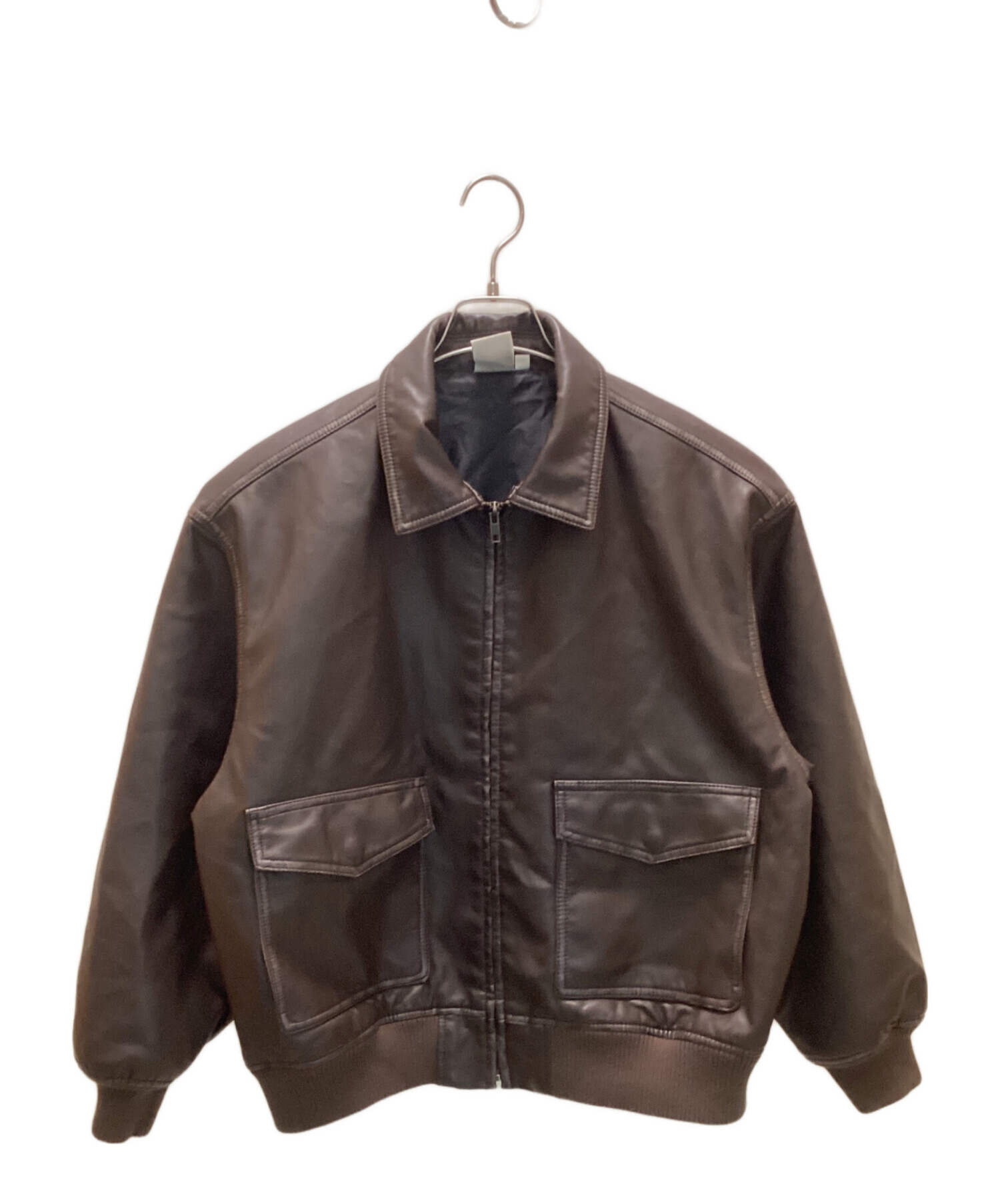 中古・古着通販】X-GIRL (エックスガール) DISTRESSED FAUX LEATHER 