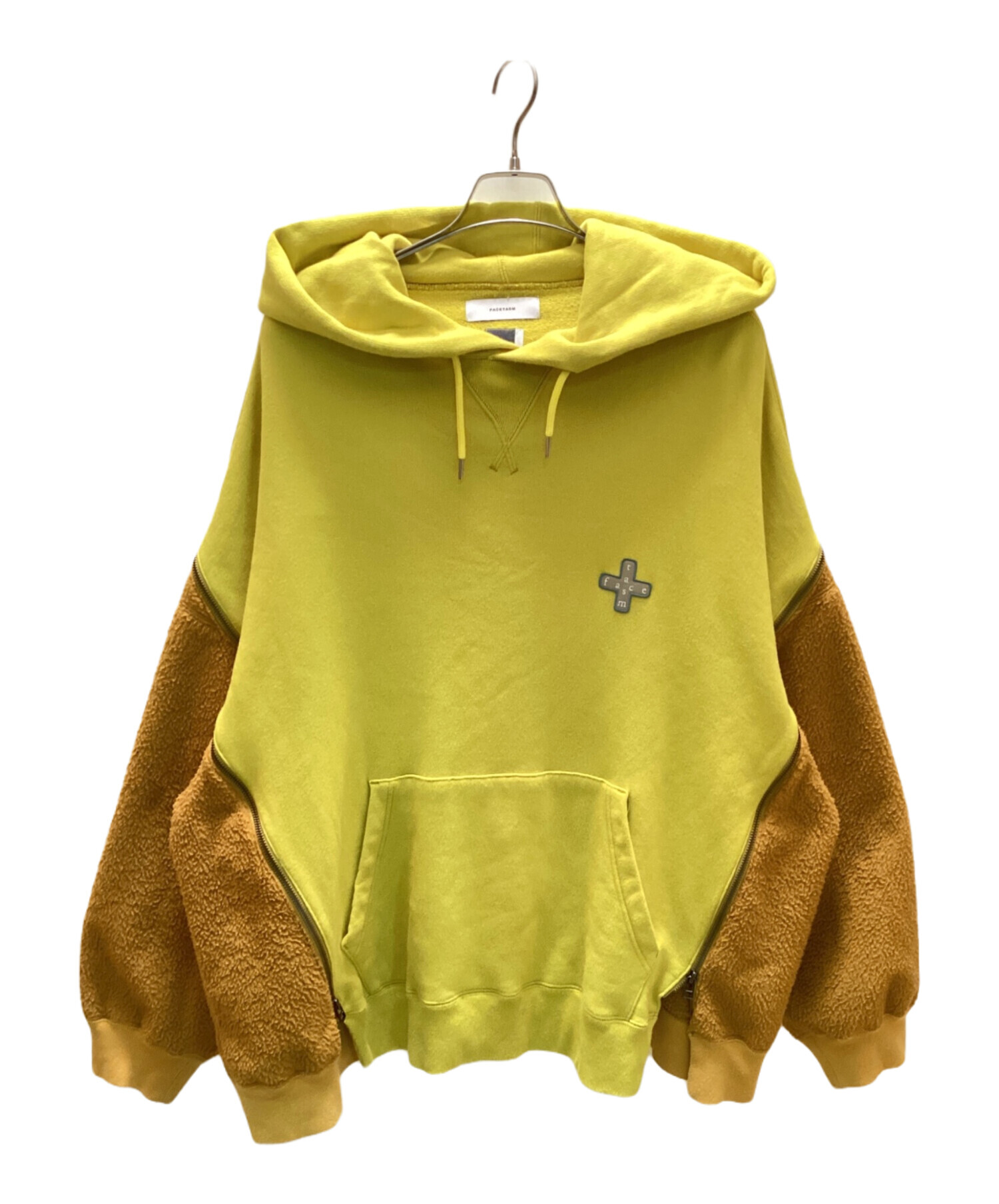 FACETASM ファセッタズム パーカー メンズ 【古着】【中古】 中古・古着通販】FACETASM (ファセッタズム) フリースジッパー
