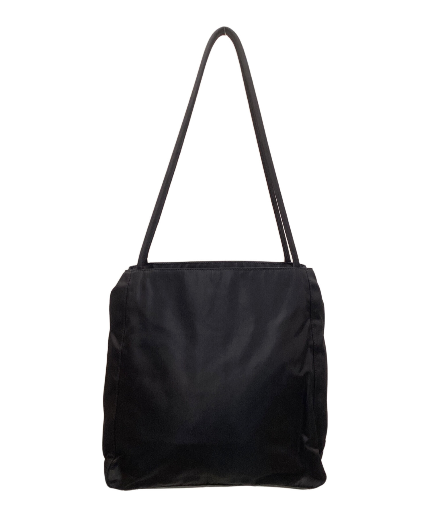 中古・古着通販】PRADA (プラダ) サイド三角プレートナイロントート