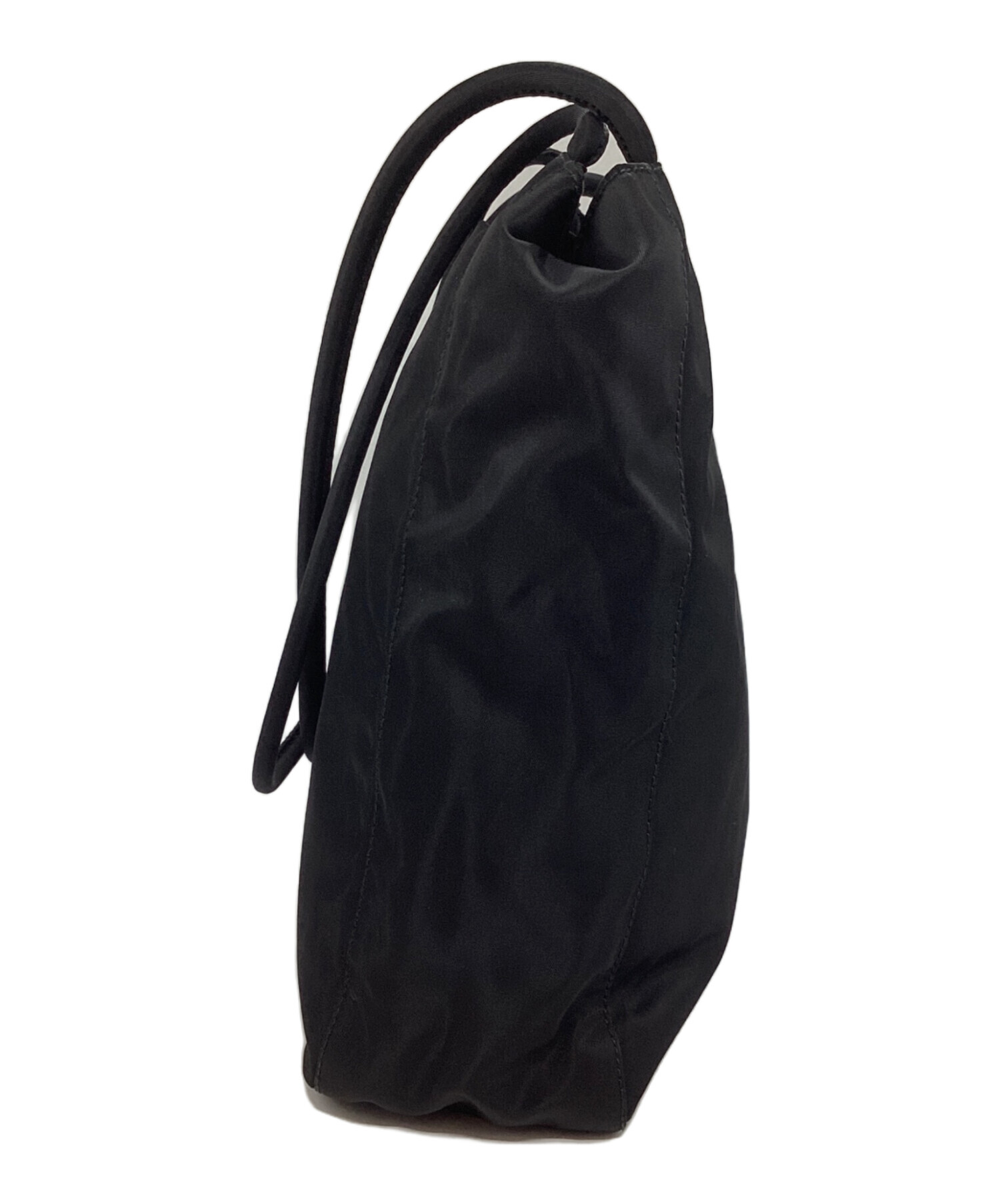 中古・古着通販】PRADA (プラダ) サイド三角プレートナイロントート