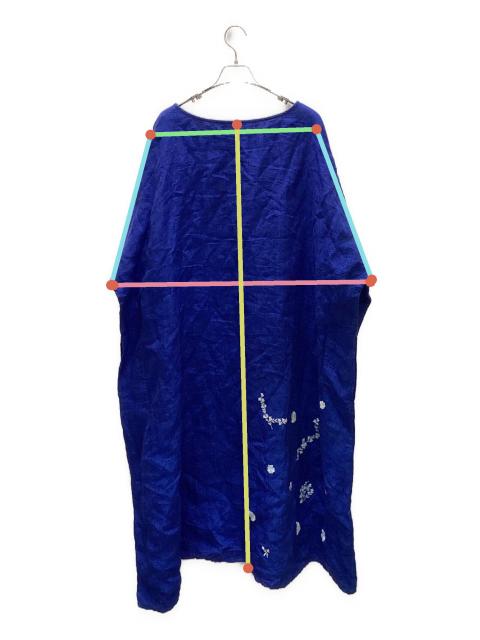 中古・古着通販】aodress (アオドレス) 刺繍リネンブラウスワンピース