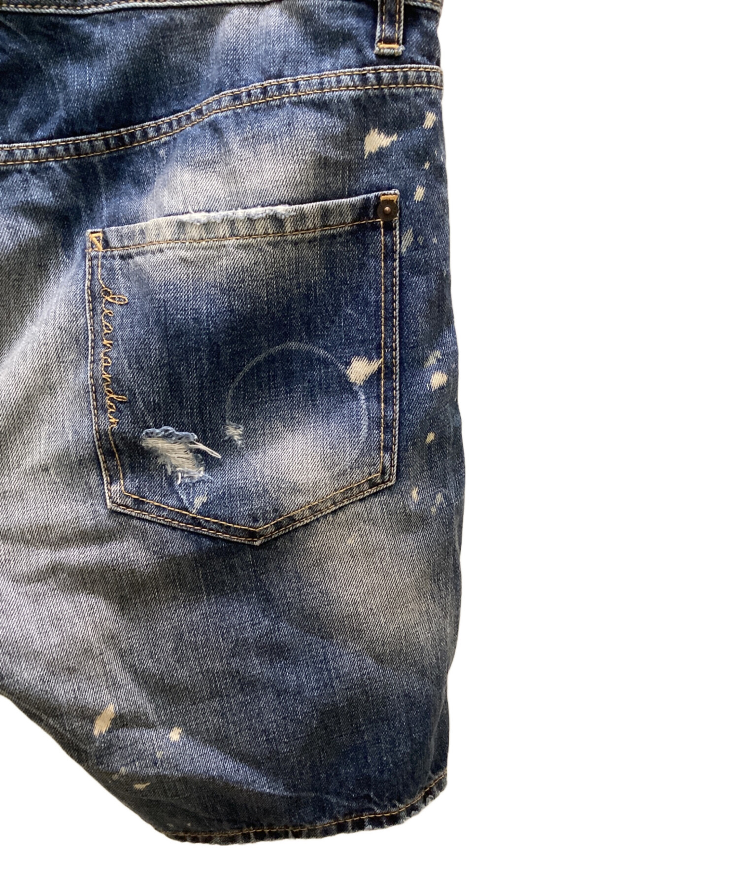 中古・古着通販】DSQUARED2 (ディースクエアード) ダメージ加工デニム 