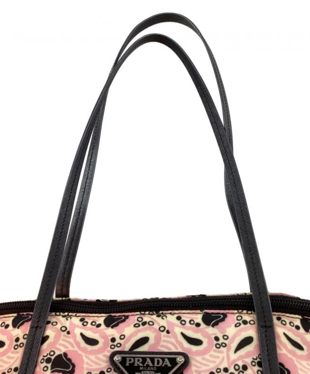 中古・古着通販】PRADA (プラダ) フラワープリント2WAYトートバッグ