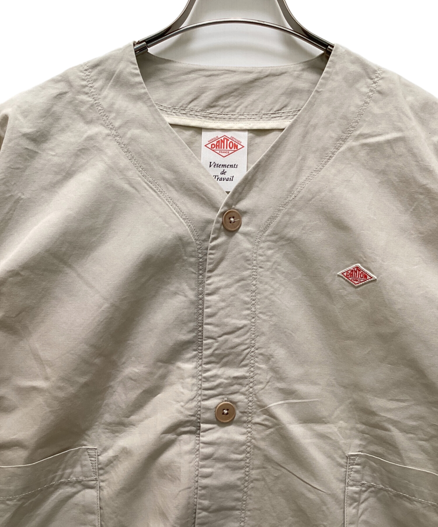 中古・古着通販】DANTON (ダントン) コットンリネンダンプ カラーレス