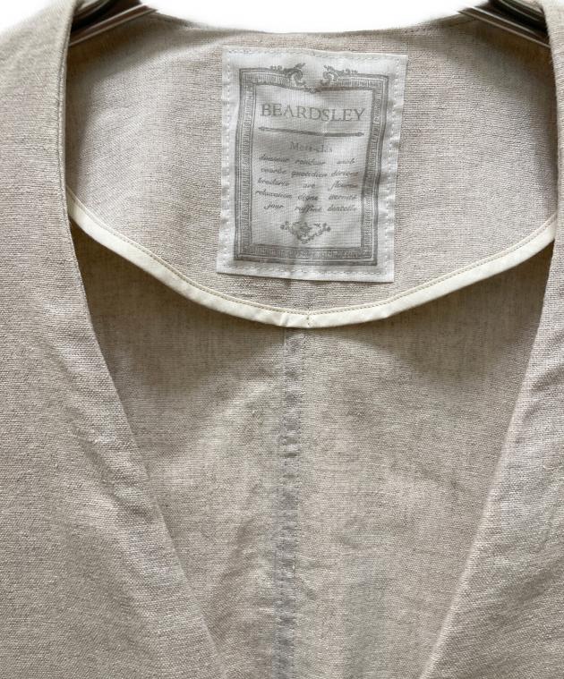 中古・古着通販】BEARDSLEY (ビアズリー) リネンノーカラーダブル