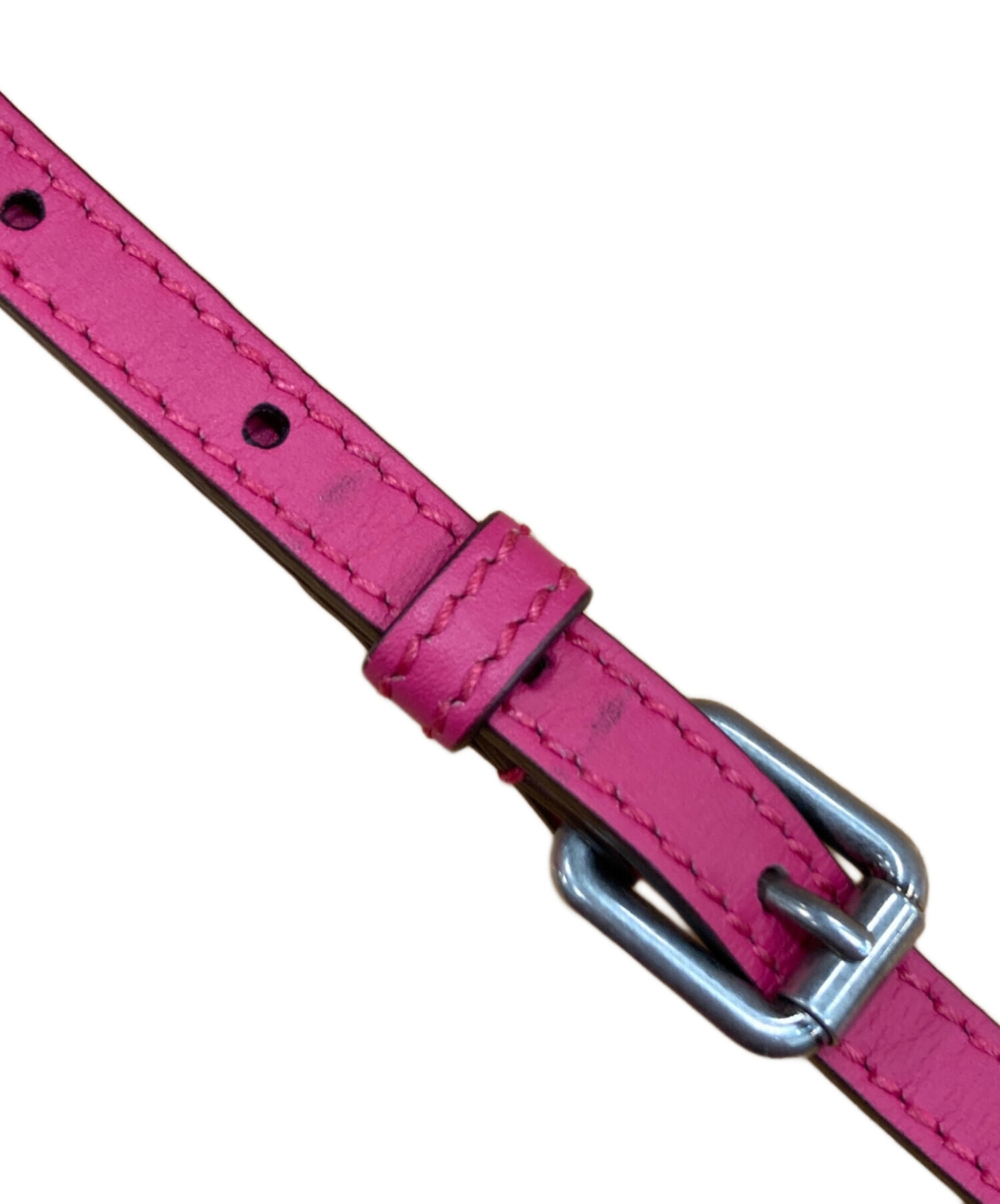 中古・古着通販】GUCCI (グッチ) GUCCY レザー ショルダーバッグ