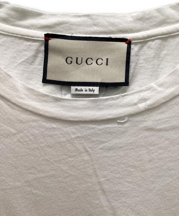 中古・古着通販】GUCCI (グッチ) ダメージ加工ヴィンテージロゴ