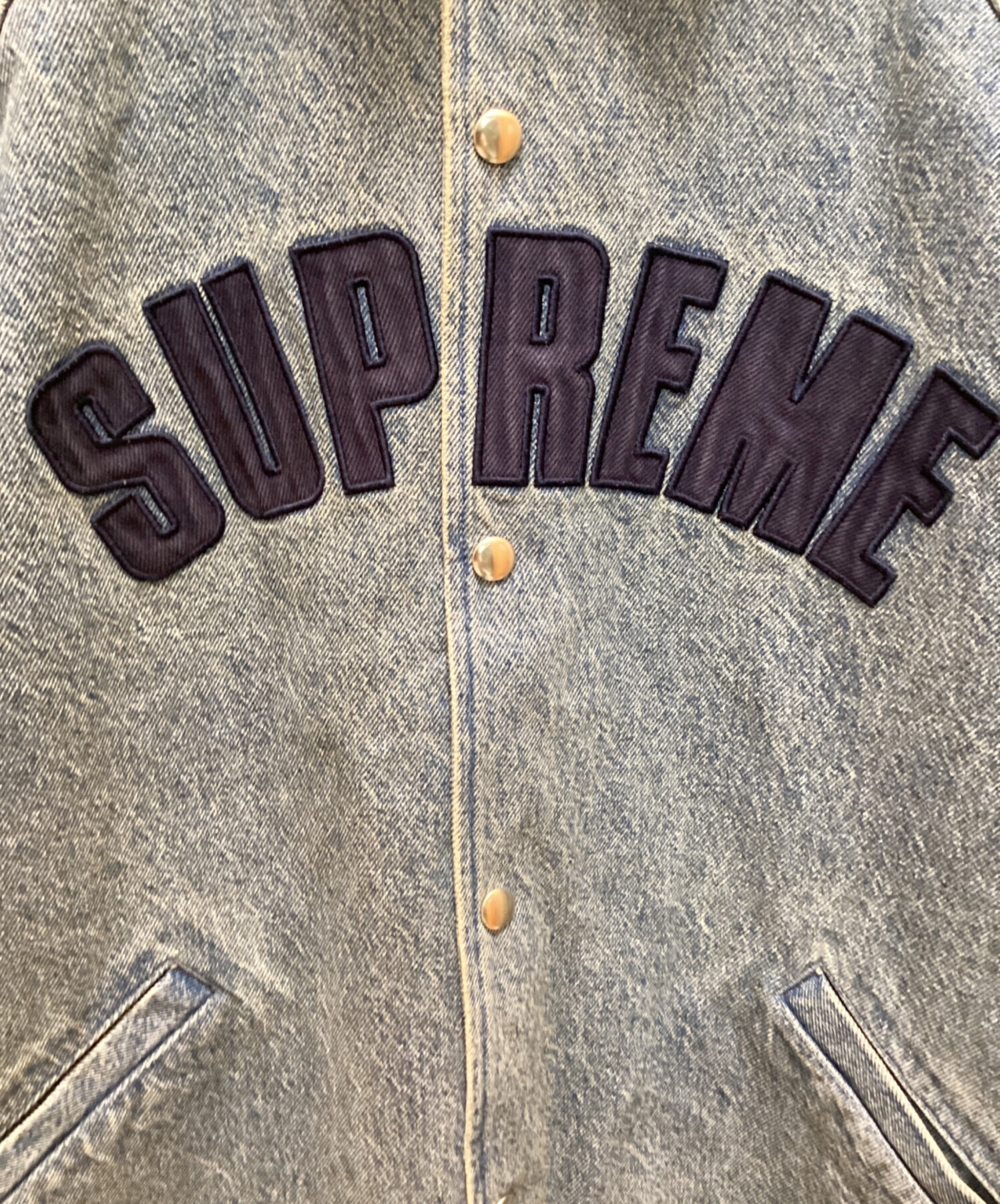 中古・古着通販】Supreme (シュプリーム) アーチロゴデニムコーチ