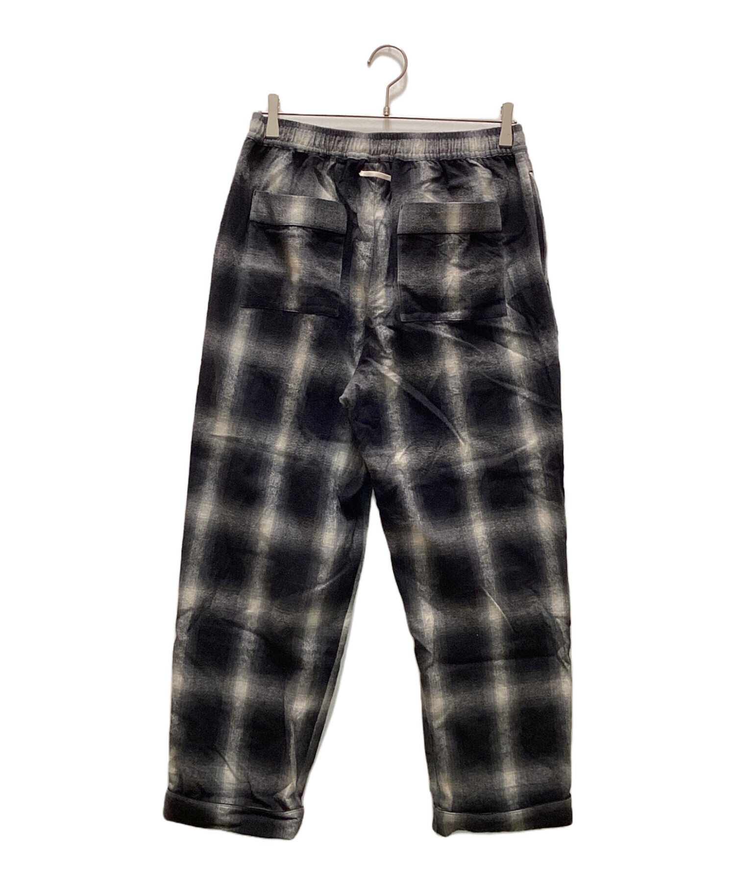 kinema check pajamas pants オンブレチェックパンツ KINEMA ombre kinema check pajamas pants オンブレチェックパンツ KINEMA ombre