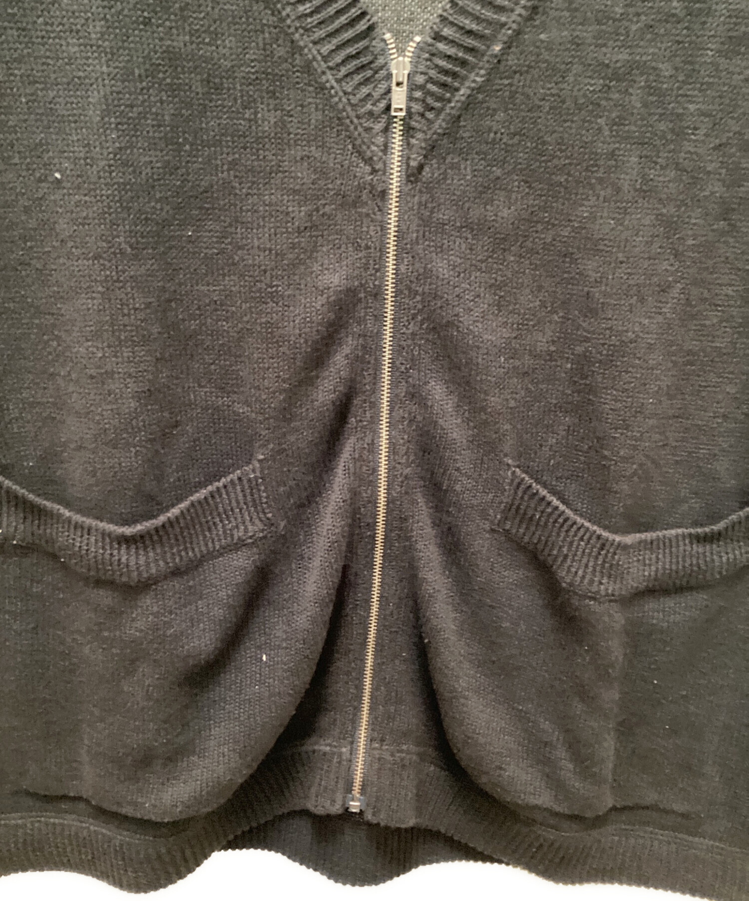 中古・古着通販】MHL (エムエイチエル) ジップアップニットベスト