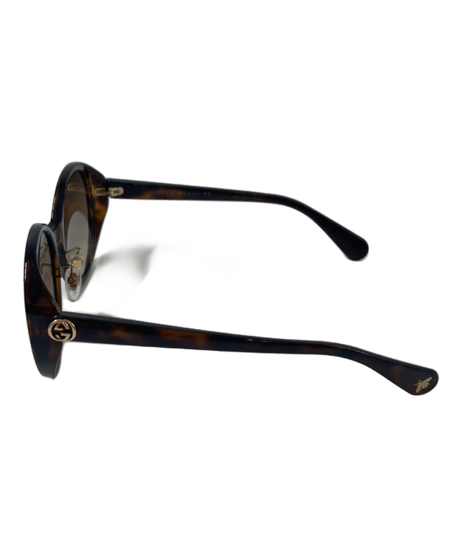 美品 GUCCI グッチ GG0106S サングラス メタル ブラウン レディース 56□19-140 【中古】【送料無料】 中古・古着通販】GUCCI (グッチ) サングラス ブラウン サイズ:SIZE 56