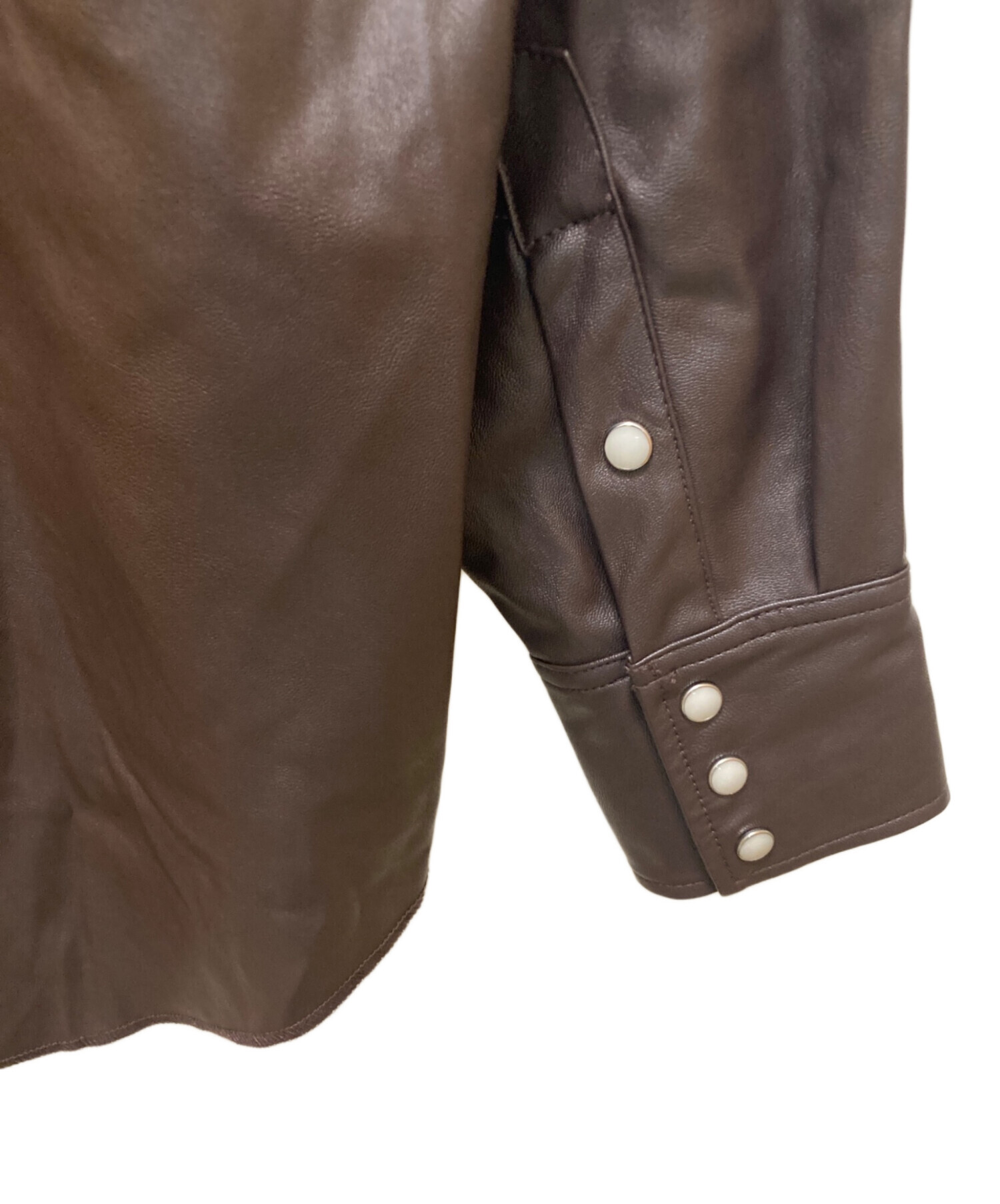 中古・古着通販】Wrangler (ラングラー) フェイクレザーウエスタン 