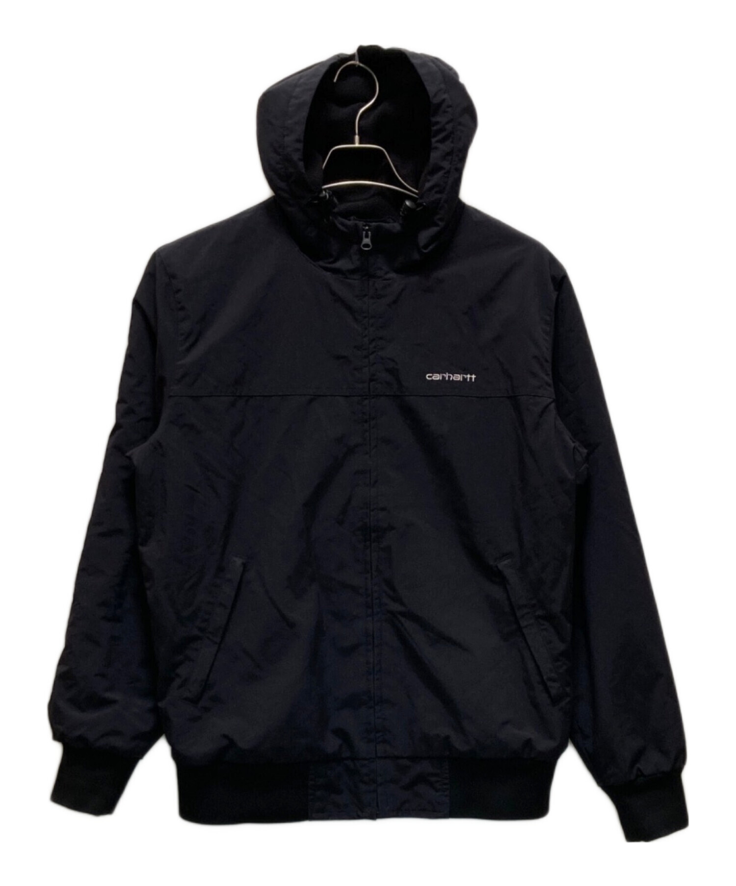 Carhartt カーハート HOODED SAIL ナイロンジャケット ブラック( S)中古 古着 U4064 中古・古着通販】CarHartt (カーハート) HOODED SAIL JACKET ブラック