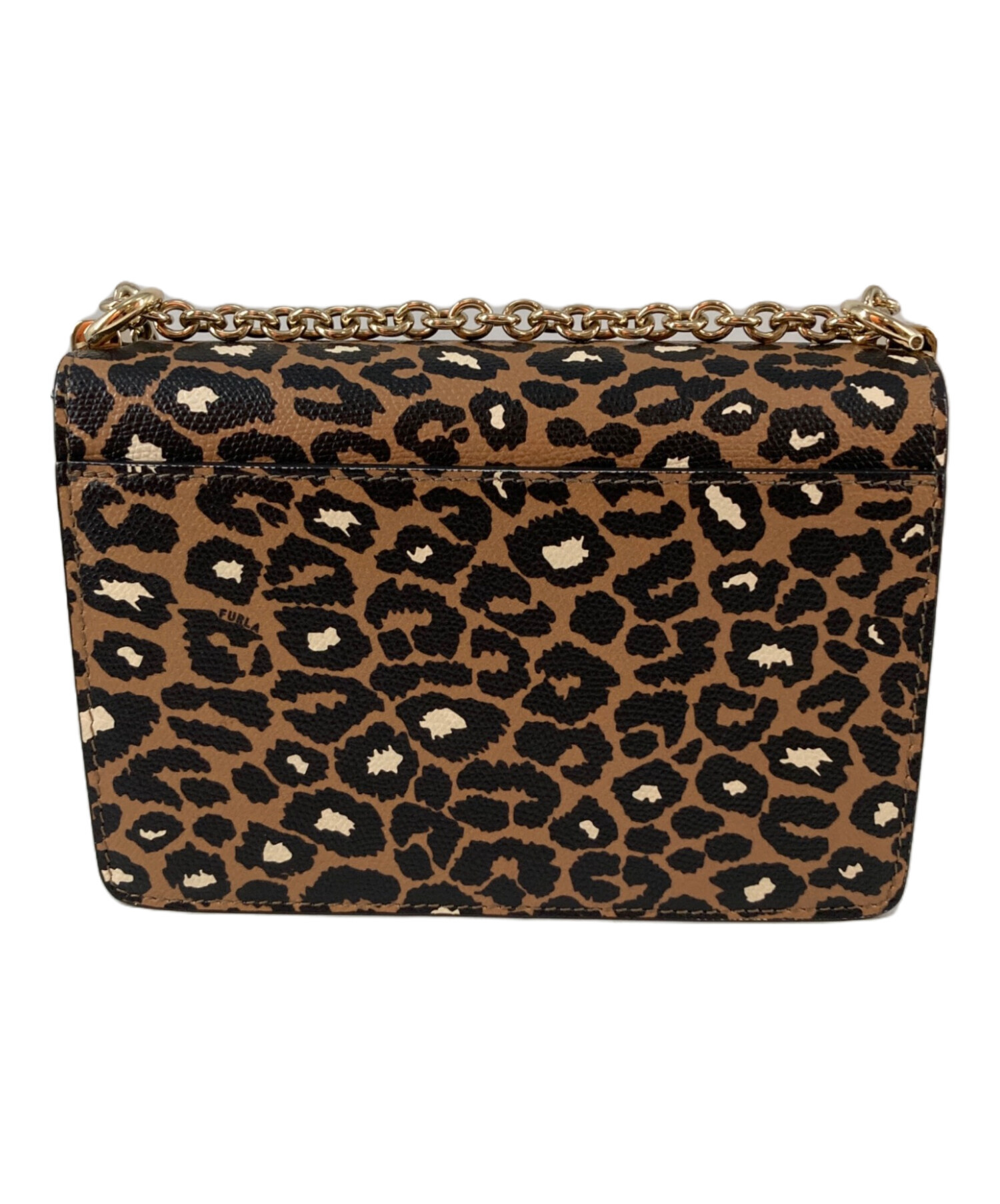 中古・古着通販】FURLA (フルラ) レオパード 2WAYターンロック
