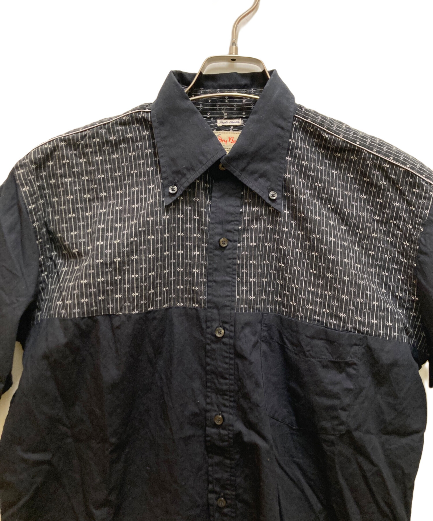 中古・古着通販】Dry bones (ドライボーンズ) BD半袖シャツ ブラック