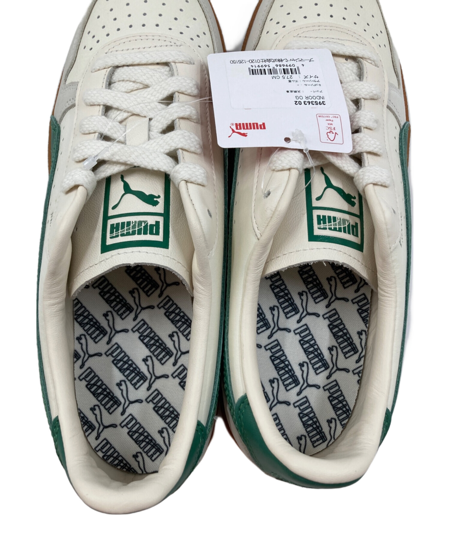 中古・古着通販】PUMA (プーマ) インドア OG ホワイト サイズ:27.5 未 