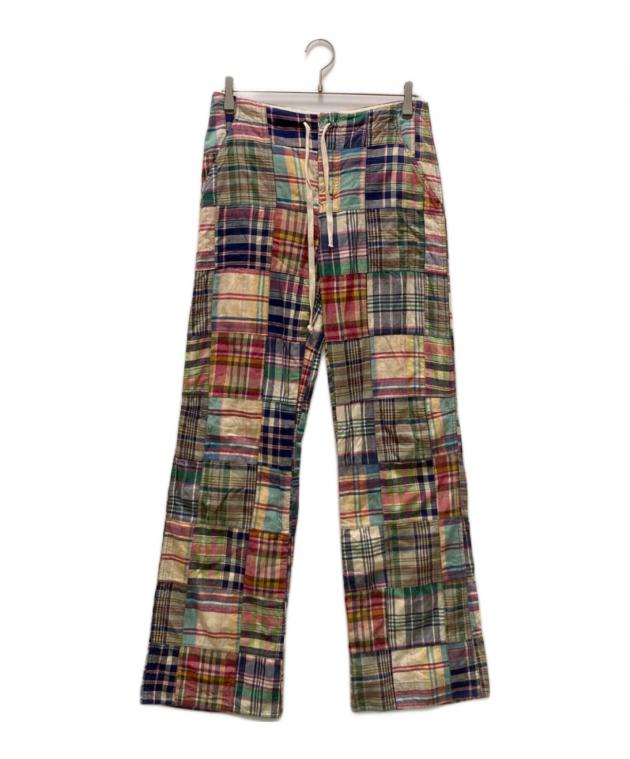 Ralph Lauren ラルフローレン パッチワーク チェックパンツ W36 中古・古着通販】RALPH LAUREN (ラルフローレン) パッチワークチェック