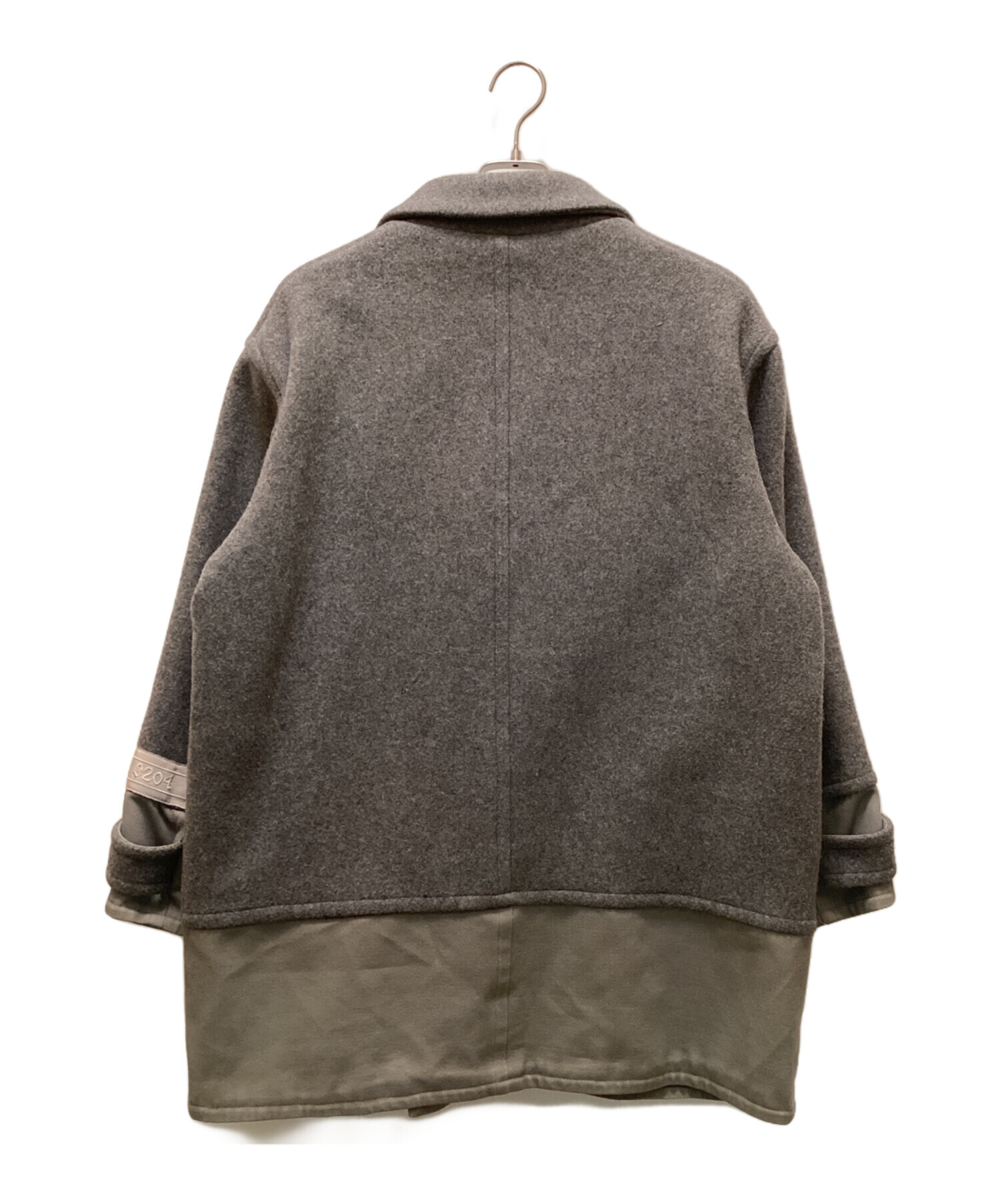 中古・古着通販】NEIGHBORHOOD (ネイバーフッド) Pコート グレー