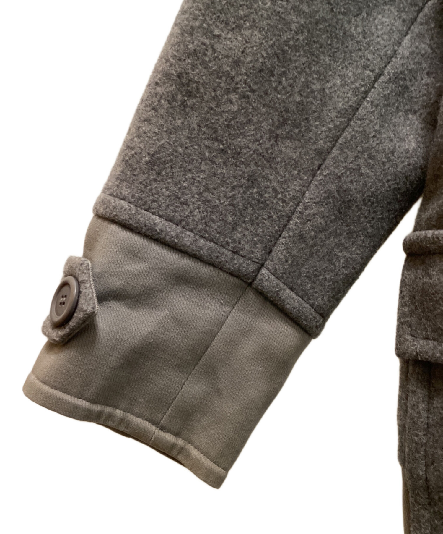 中古・古着通販】NEIGHBORHOOD (ネイバーフッド) Pコート グレー