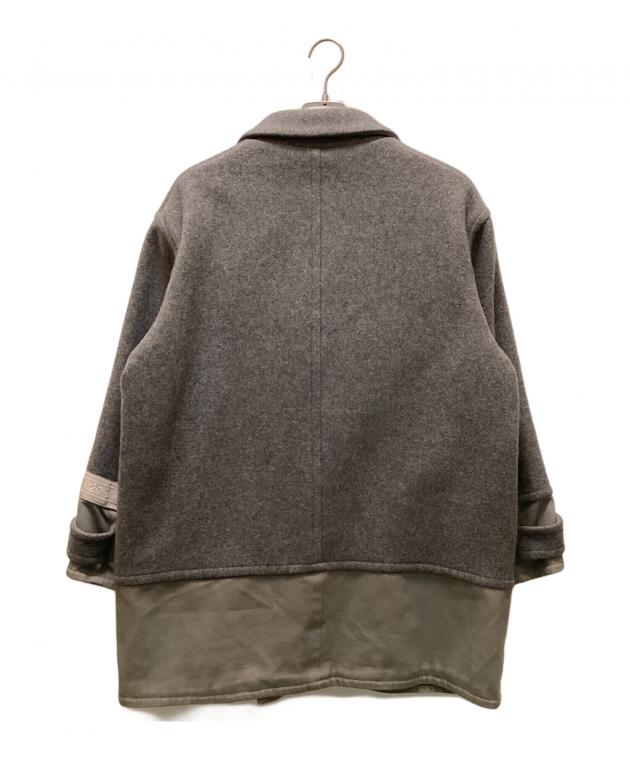 中古・古着通販】NEIGHBORHOOD (ネイバーフッド) Pコート グレー