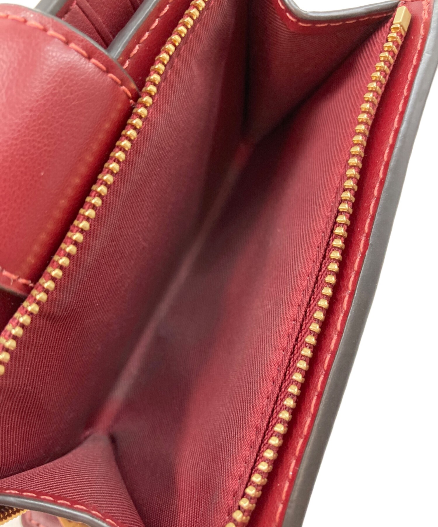 中古・古着通販】COACH (コーチ) チェリー柄二つ折り財布