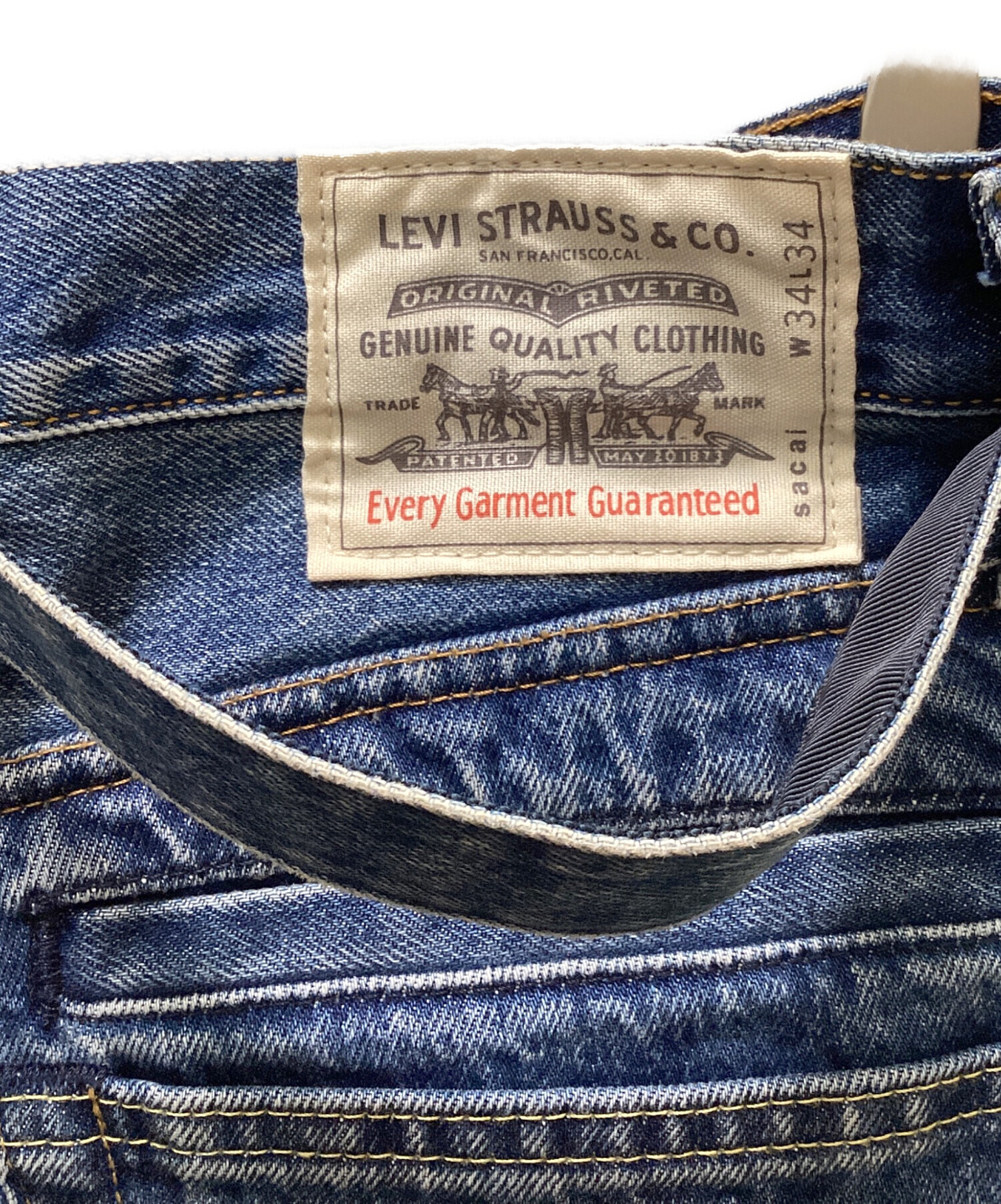中古・古着通販】LEVI'S (リーバイス) sacai (サカイ) コラボ ウルトラ