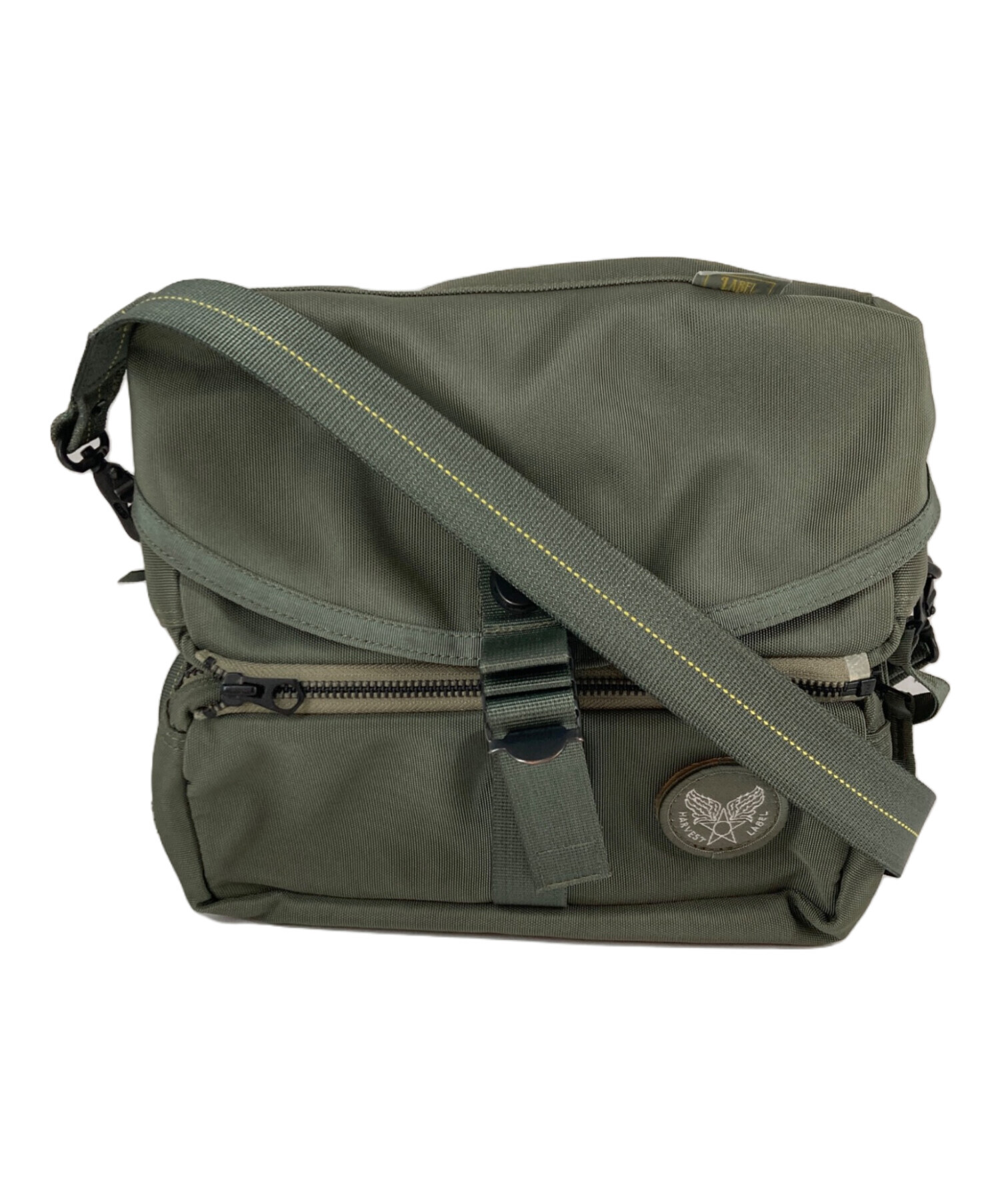 REAL McCoyS HARVEST LABELショルダーバック カーキ 中古・古着通販】HARVEST LABEL (ハーヴェストレーベル) マルチ