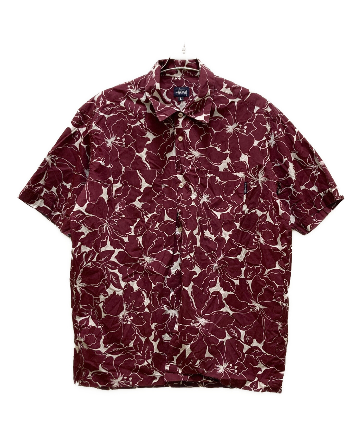 中古・古着通販】stussy (ステューシー) ヴィンテージオープンカラー