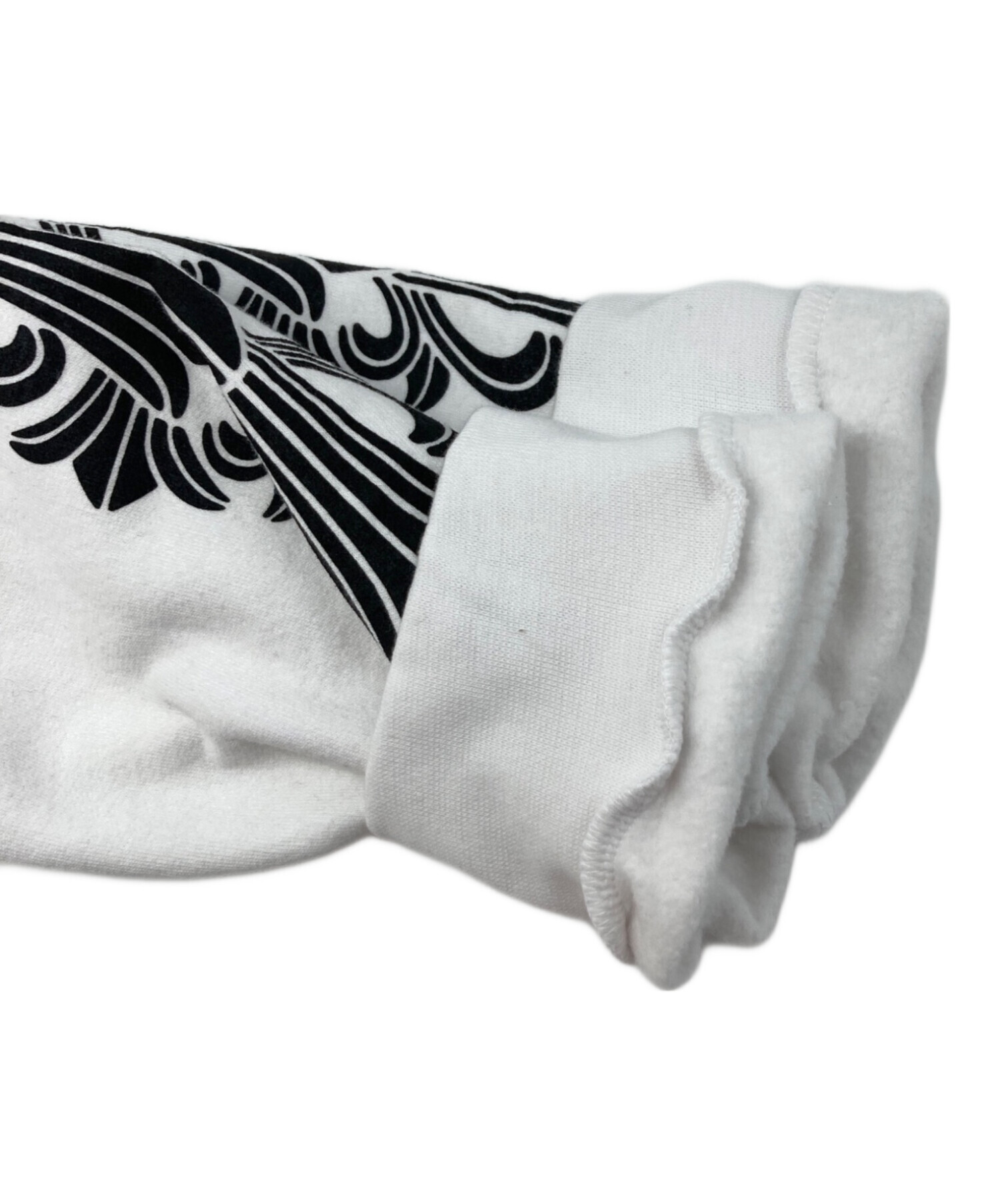 CHROME HEARTS ホワイトスウェット　ホースシュー クロムハーツスウェットパンツホースシューエンブレムブルー