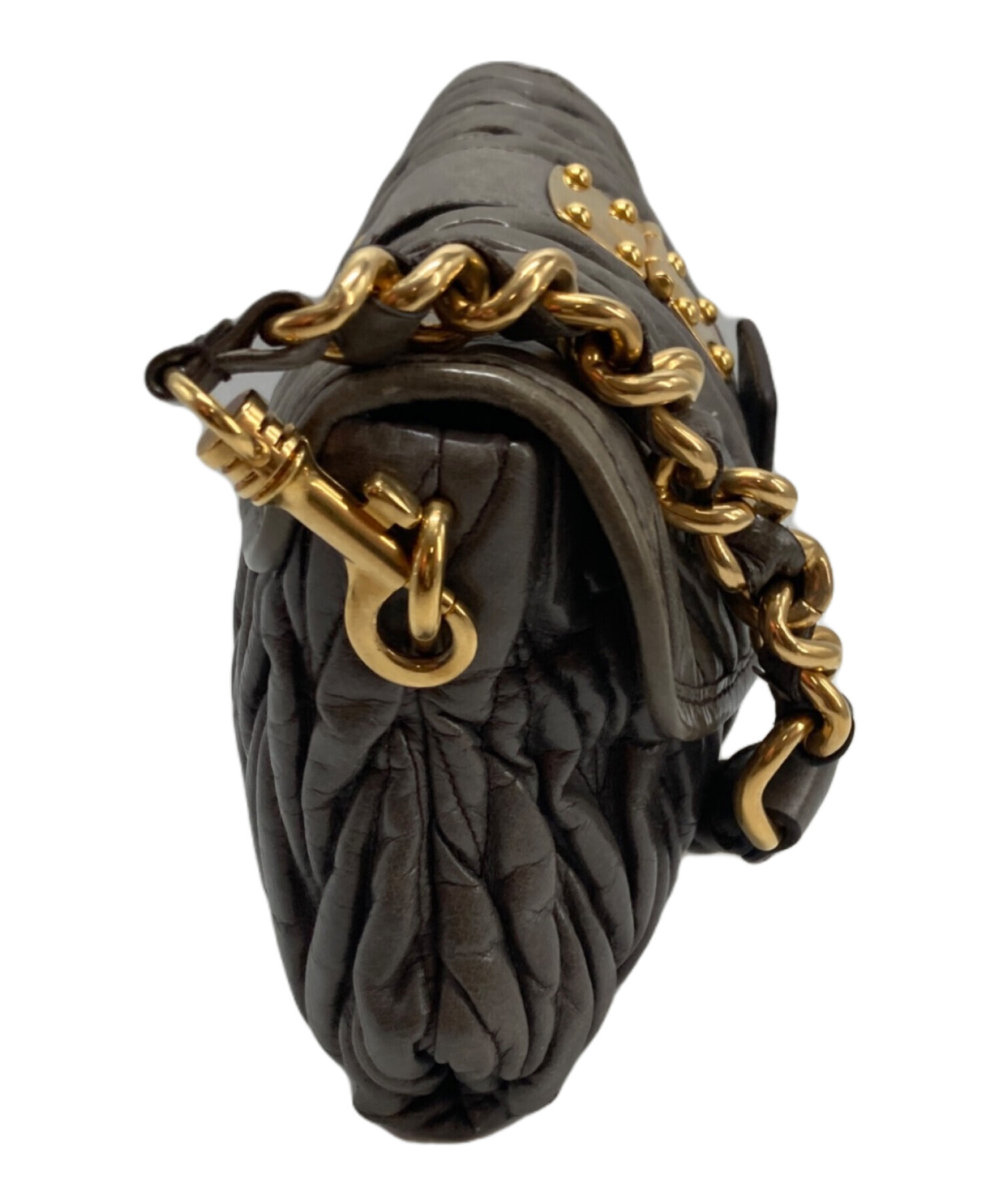 miu miu ショルダーバッグ グレー マテラッセル 楽天市場】MIUMIU