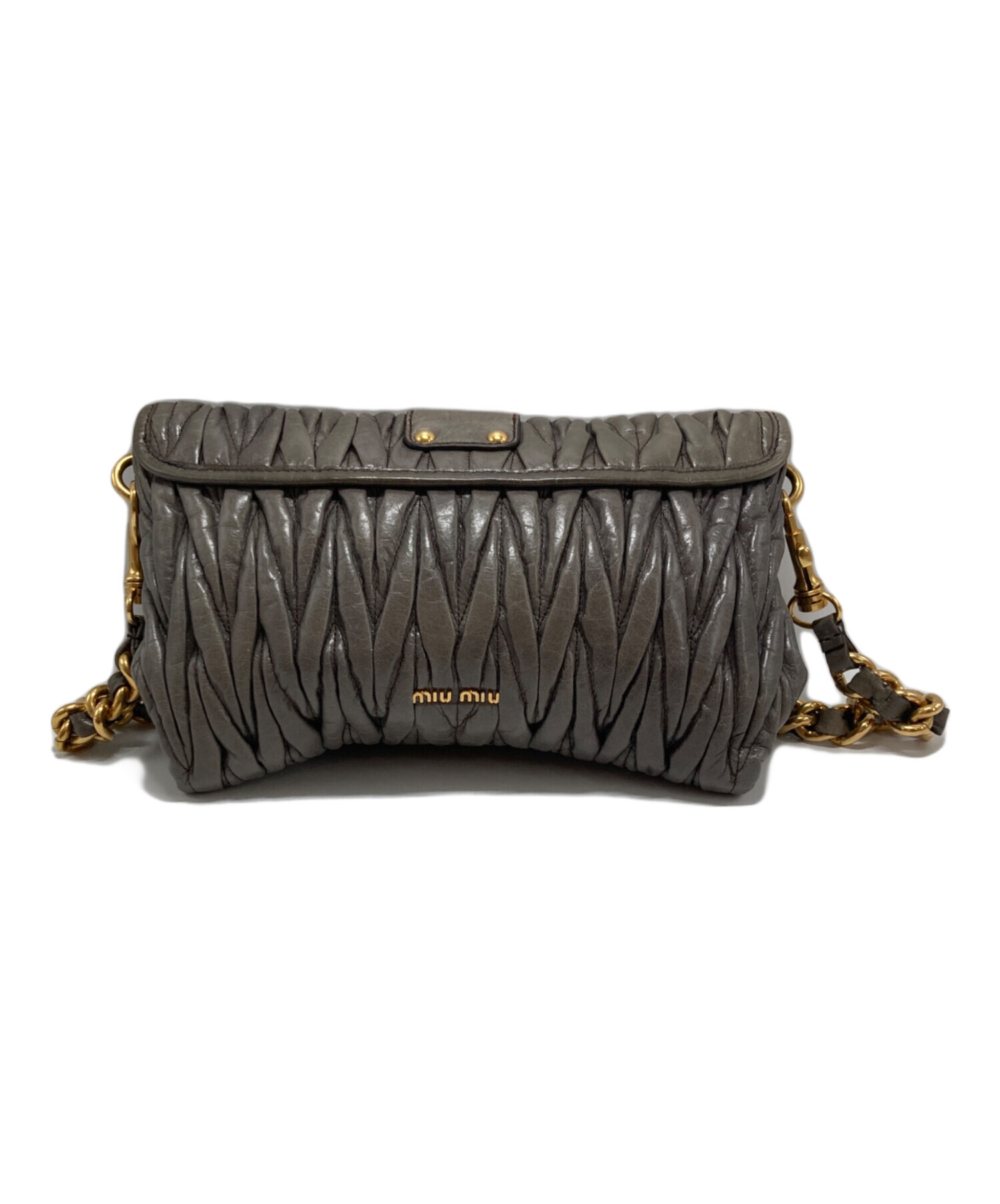 中古・古着通販】MIU MIU (ミュウミュウ) マテラッセワンショルダー 