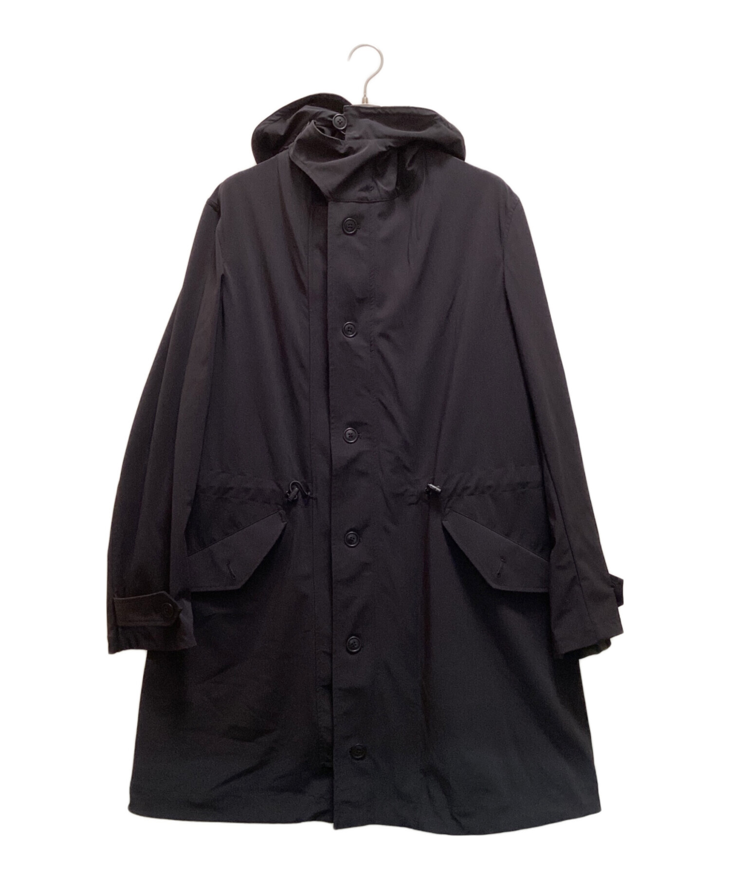 中古・古着通販】Y-3 (ワイスリー) ナイロンベンチコート ブラック