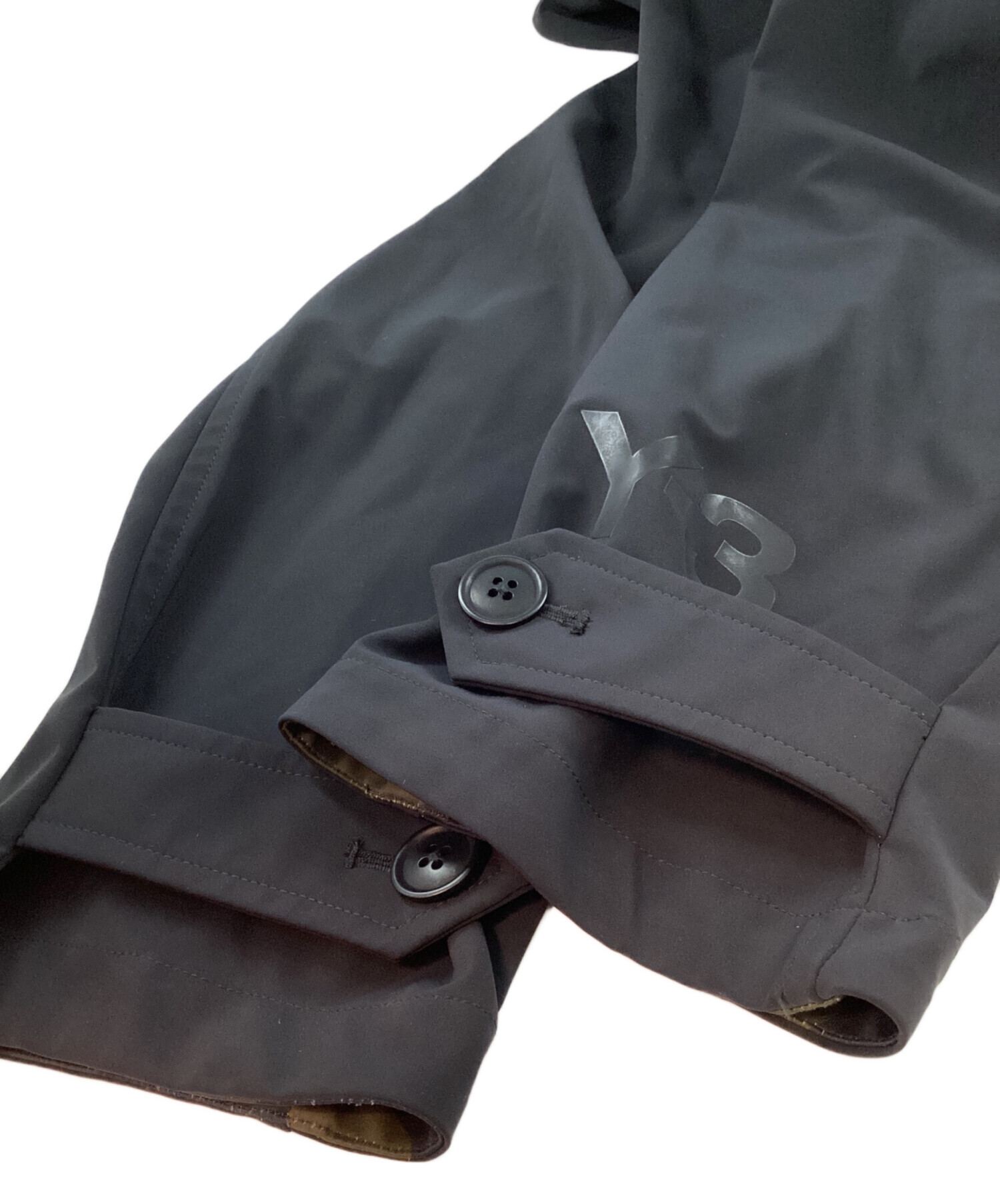 中古・古着通販】Y-3 (ワイスリー) ナイロンベンチコート ブラック